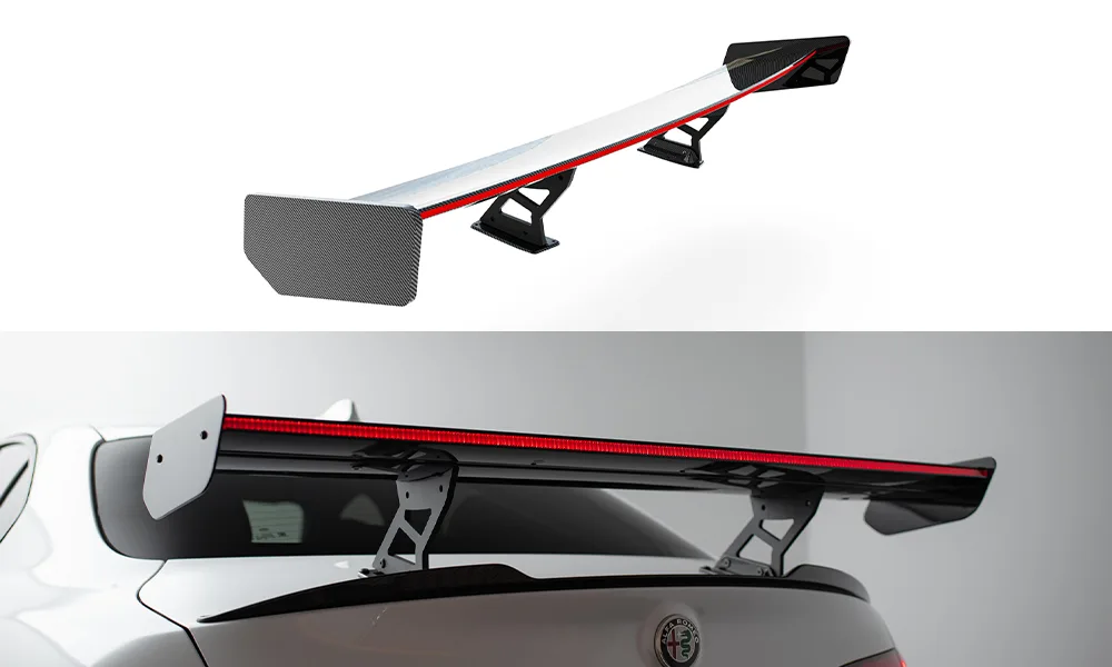 Karbonowy Spoiler + LED Maxton Alfa Romeo Giulia Quadrifoglio - фото My Tuning Lab