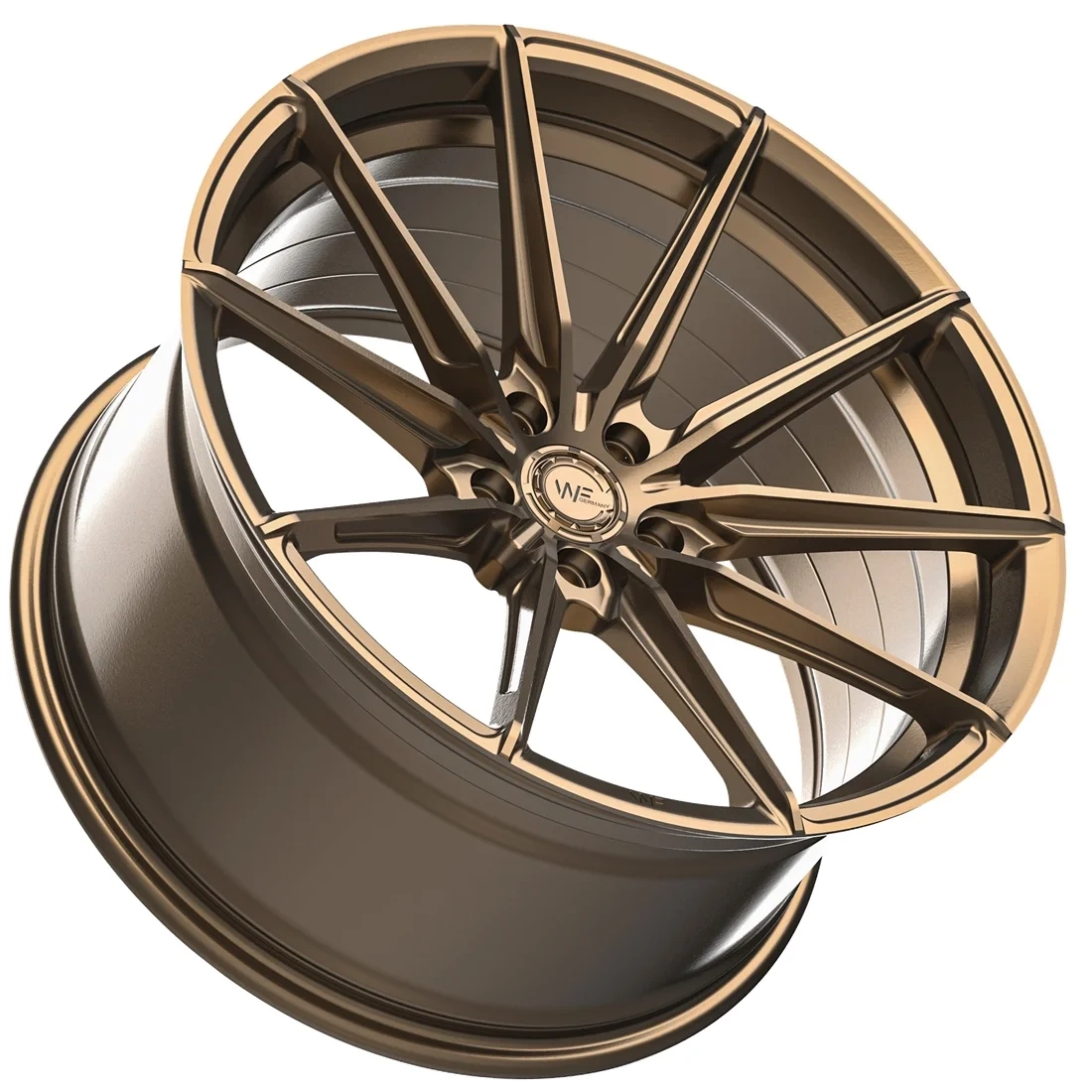 Легкосплавний диск 22" Wheelforce CF.3-FFR 22x11 ET10 5x120 сатинова бронза - фото My Tuning Lab