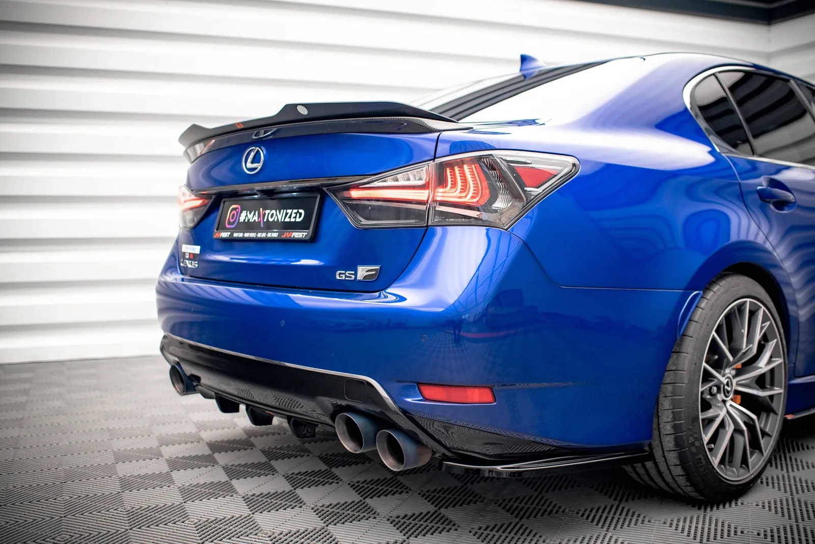 Задня накладка Maxton Lexus GS F Mk4 Facelift - фото My Tuning Lab