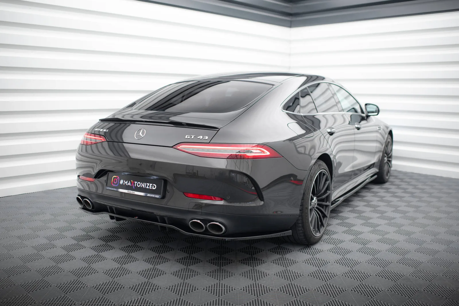 Задній сплітер (Z Dyfuzorem) Maxton Mercedes-AMG GT 53 4-Door Coupe X290 - фото My Tuning Lab