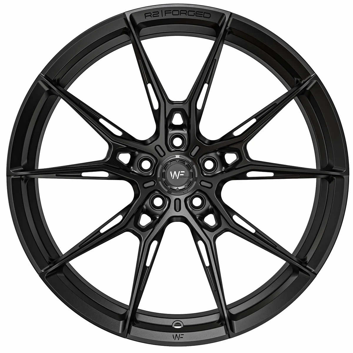 Легкосплавний диск 19" Wheelforce RACE.TWO 19x9 ET44 5x112 глибокий чорний - фото My Tuning Lab