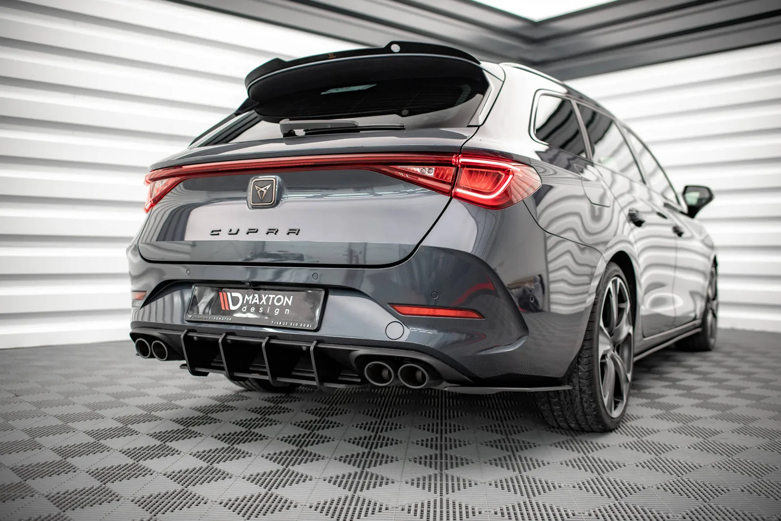 Задній дифузор Street Pro Maxton Cupra Leon ST Mk1 / Mk1 Facelift - фото My Tuning Lab