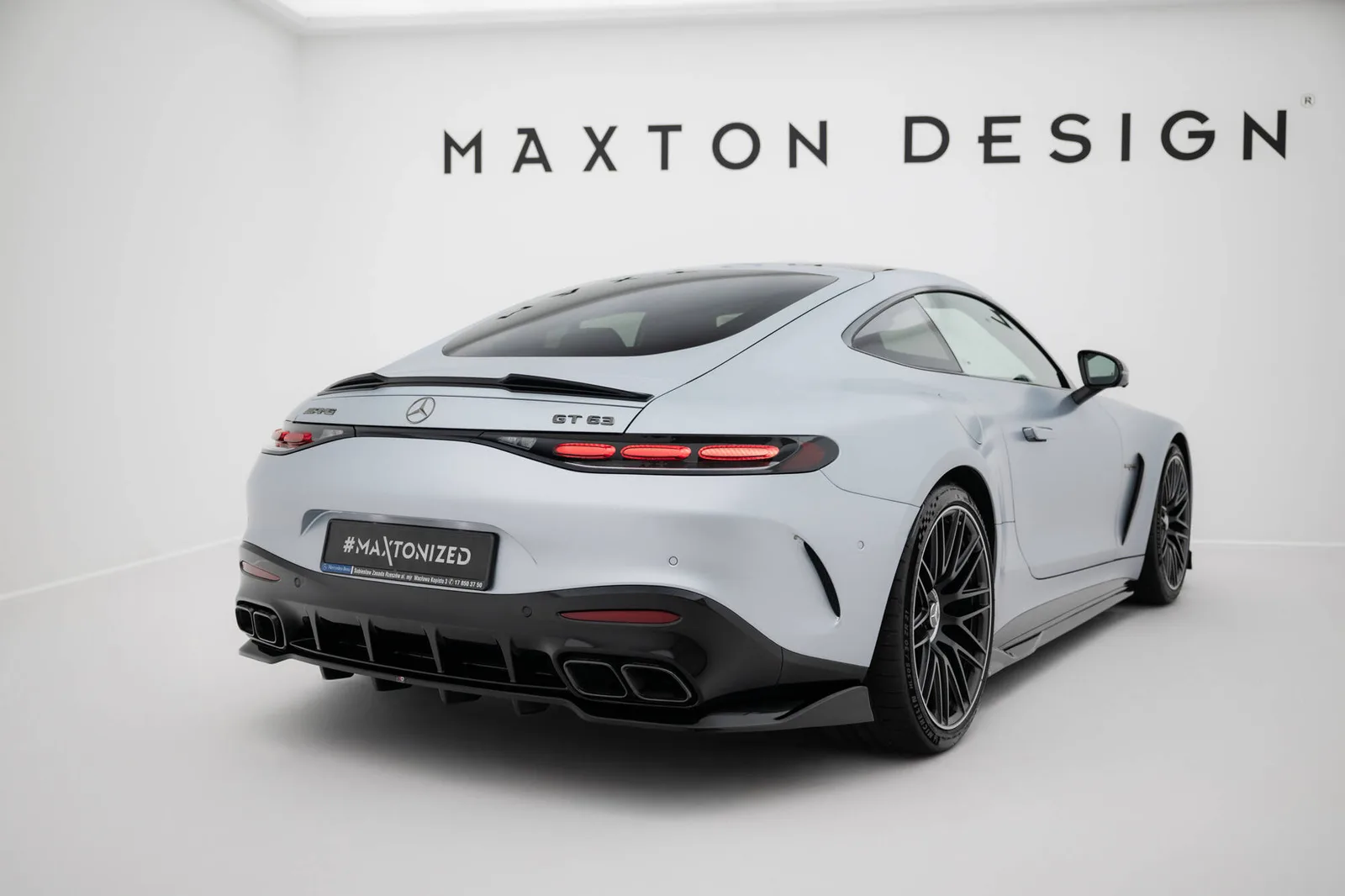 Задній сплітер (Z Dyfuzorem) V.2 Maxton Mercedes-AMG GT 63 / 55 / 63 S E Performance C192 - фото My Tuning Lab
