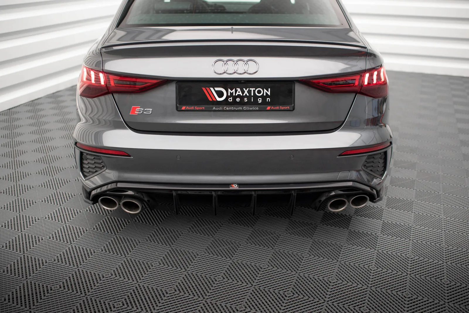Задня накладка Maxton Audi S3 Sedan 8Y - фото My Tuning Lab