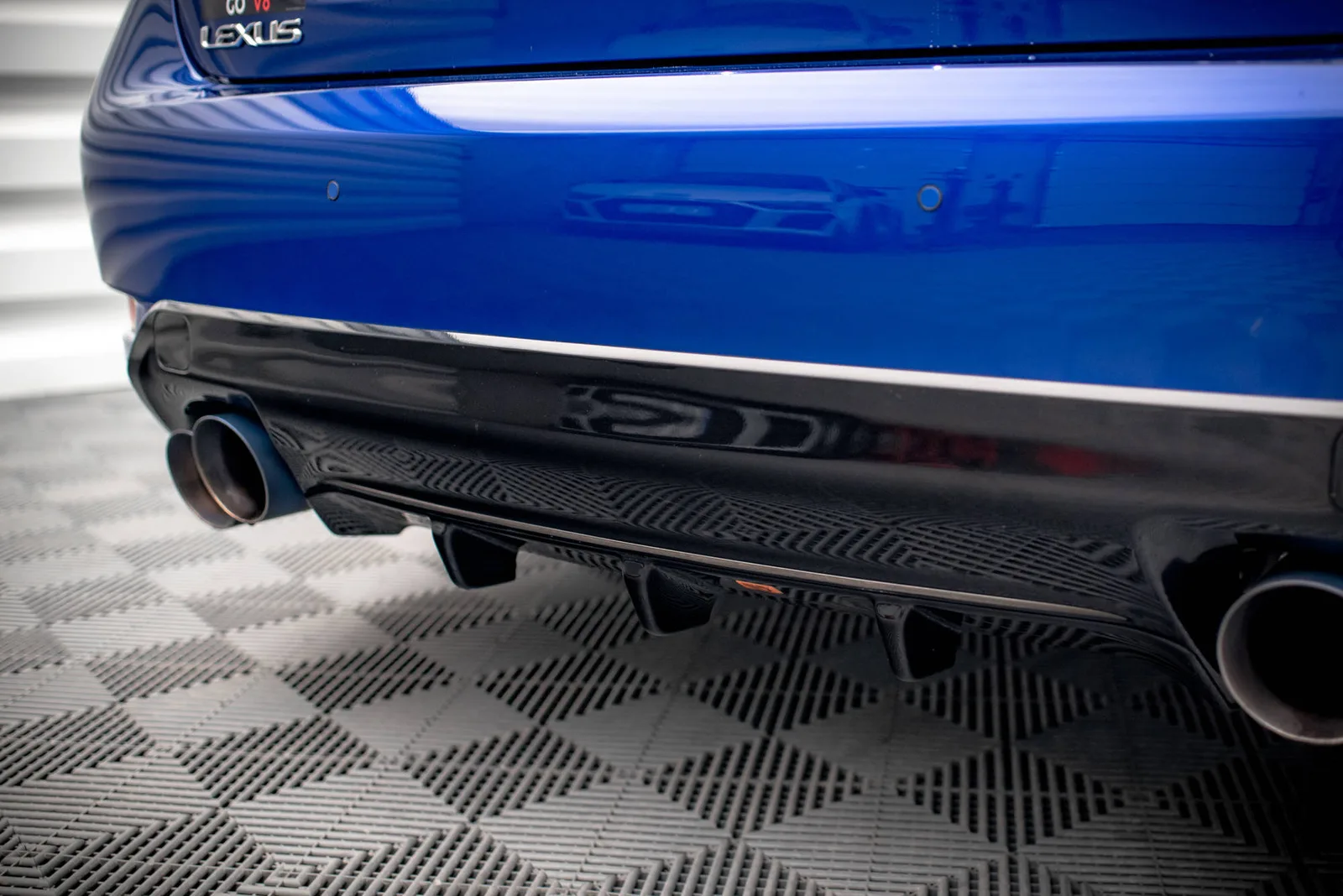 Задня накладка Maxton Lexus GS F Mk4 Facelift - фото My Tuning Lab