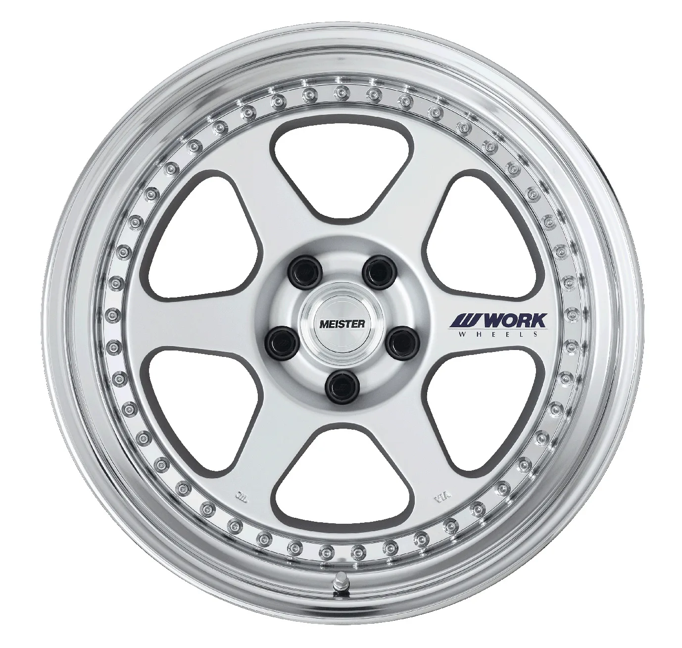 Легкосплавний диск 18" Work Wheels Meister L1-3P 18x15 BLANK Matted срібний (MSL) - фото My Tuning Lab