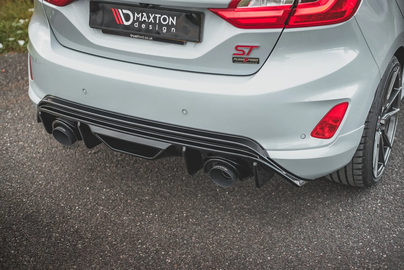 Задня накладка + Вихлоп Maxton Miltek Sport Ford Fiesta ST Mk8 + GPF System - фото My Tuning Lab