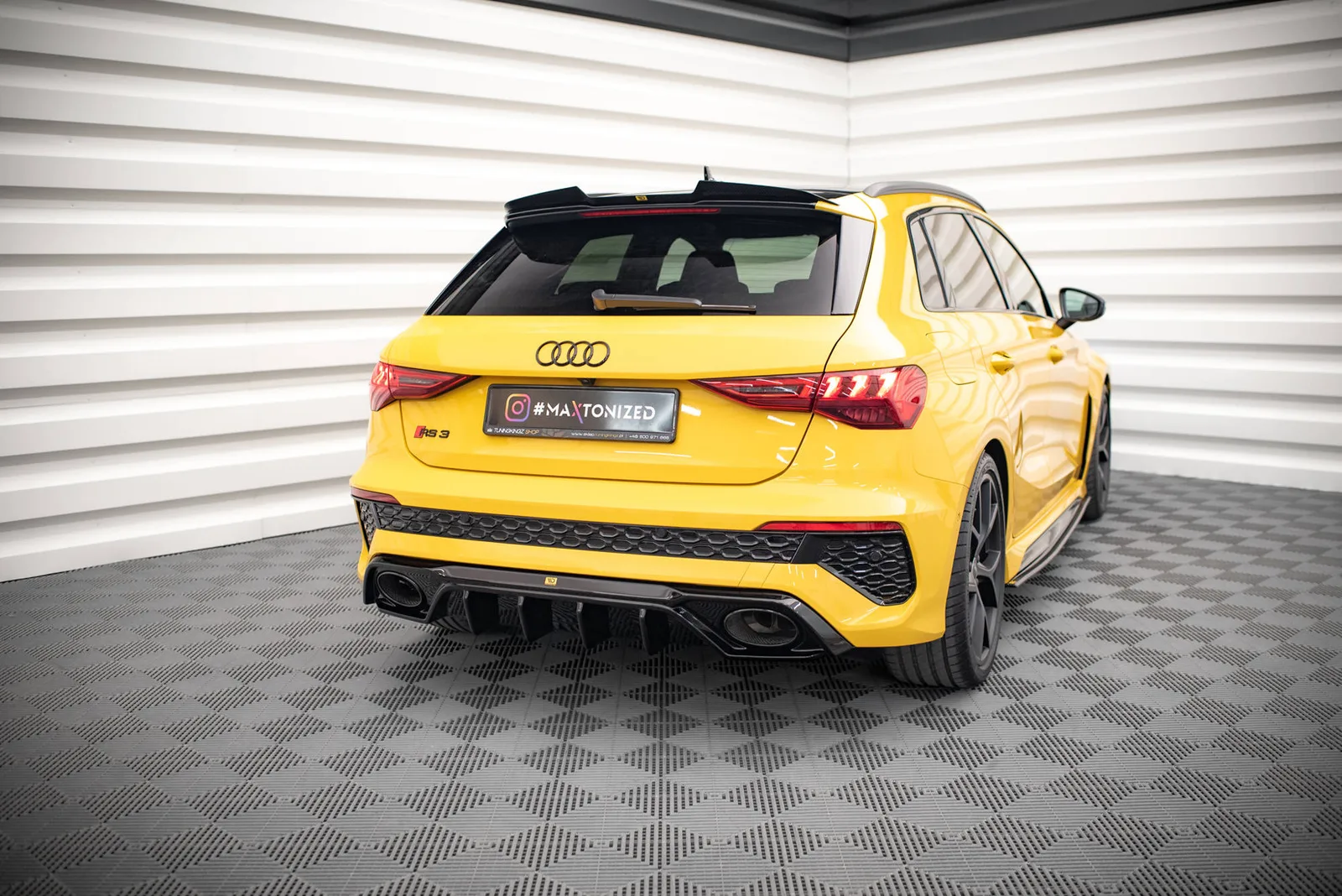Задня накладка Maxton Audi RS3 8Y - фото My Tuning Lab