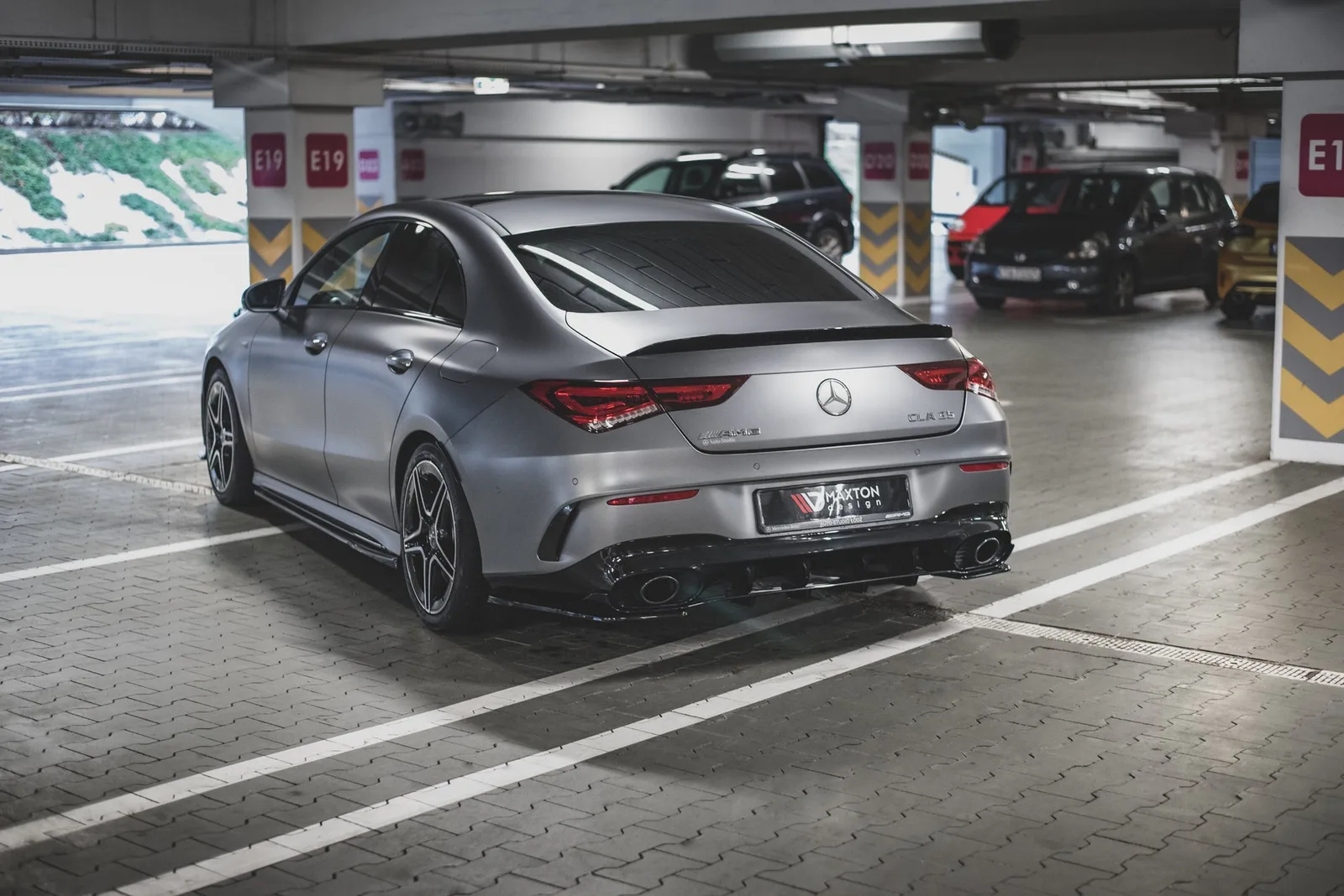 Задня накладка Maxton Mercedes-AMG CLA 35 Aero / 45 Aero C118 - фото My Tuning Lab