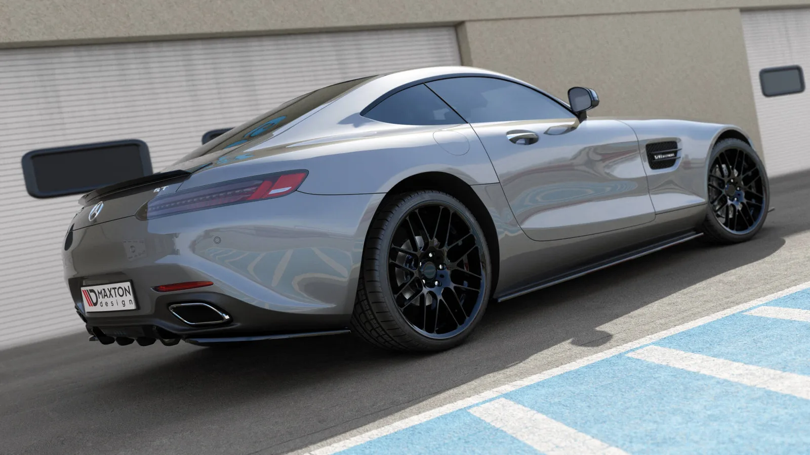 Задня накладка Maxton Mercedes-AMG GT / GT S C190 Facelift - фото My Tuning Lab