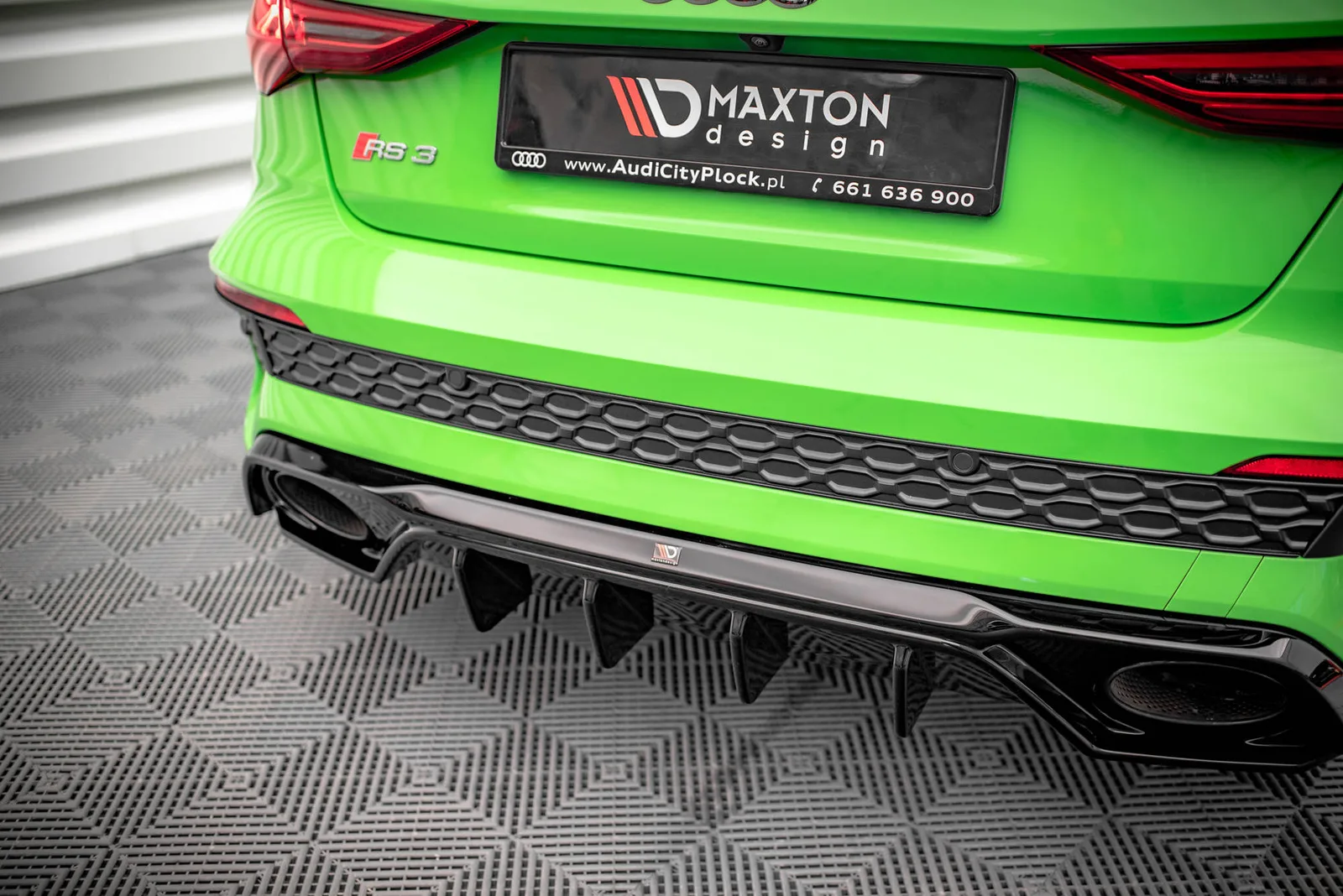 Задня накладка Maxton Audi RS3 8Y - фото My Tuning Lab