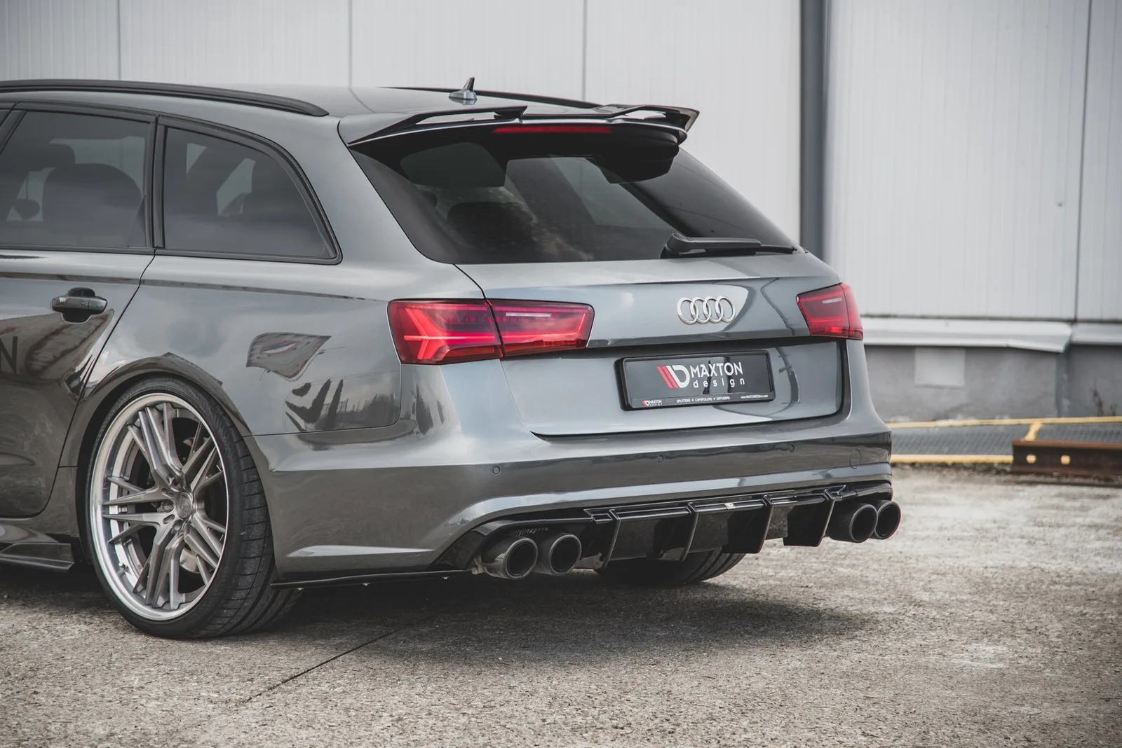 Задня накладка V.1 Maxton Audi S6 C7 Facelift - фото My Tuning Lab
