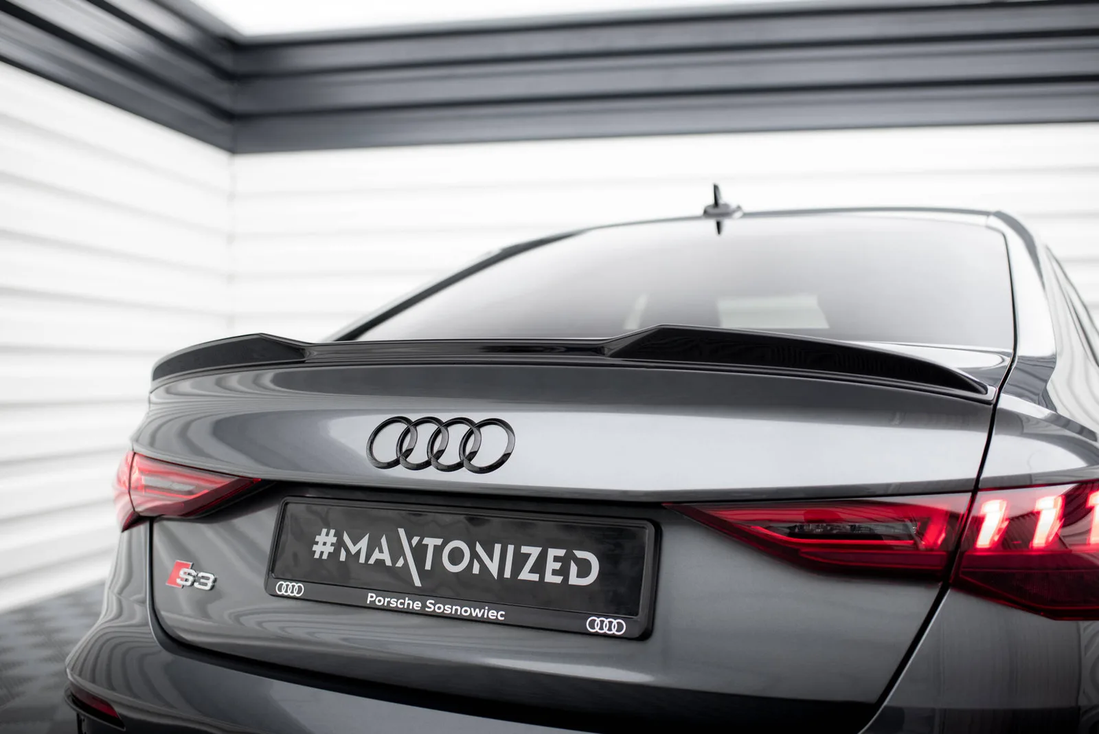3D спойлер Maxton AAudi A3 / A3 S-Line / S3 / RS3 Sedan 8Y / 8Y Facelift - фото My Tuning Lab