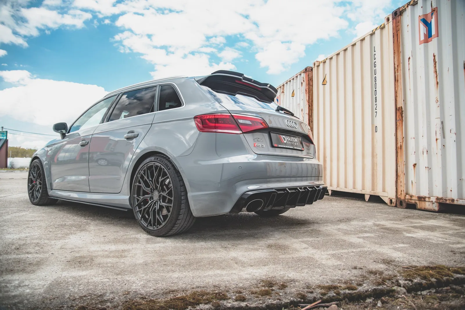 Задня накладка Maxton Audi RS3 8V Sportback - фото My Tuning Lab