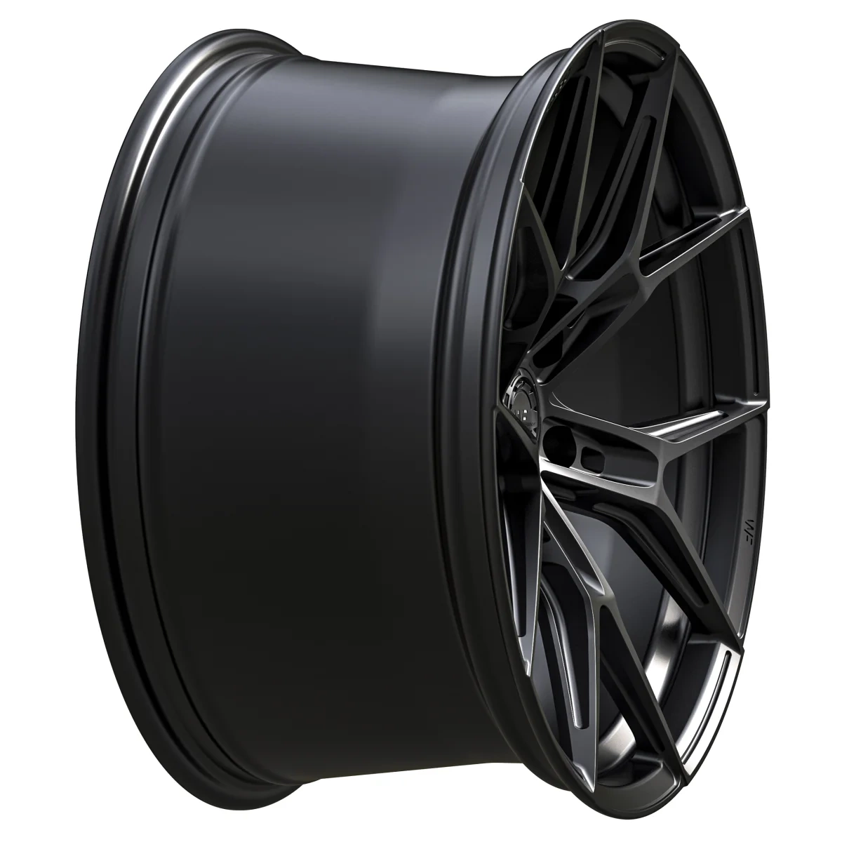 Легкосплавний диск 19" Wheelforce RACE.ONE 19x9,5 ET21 5x112 глибокий чорний - фото My Tuning Lab
