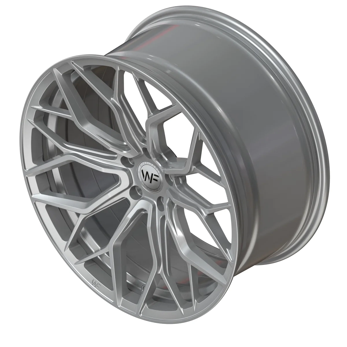 Легкосплавний диск 21" Wheelforce HE1-FF 21x10,5 ET44 5x114,3 Frozen срібний - фото My Tuning Lab