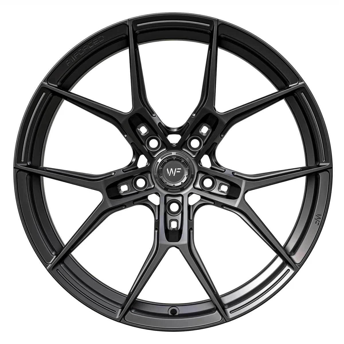Легкосплавний диск 19" Wheelforce RACE.ONE 19x9,5 ET21 5x112 глибокий чорний - фото My Tuning Lab