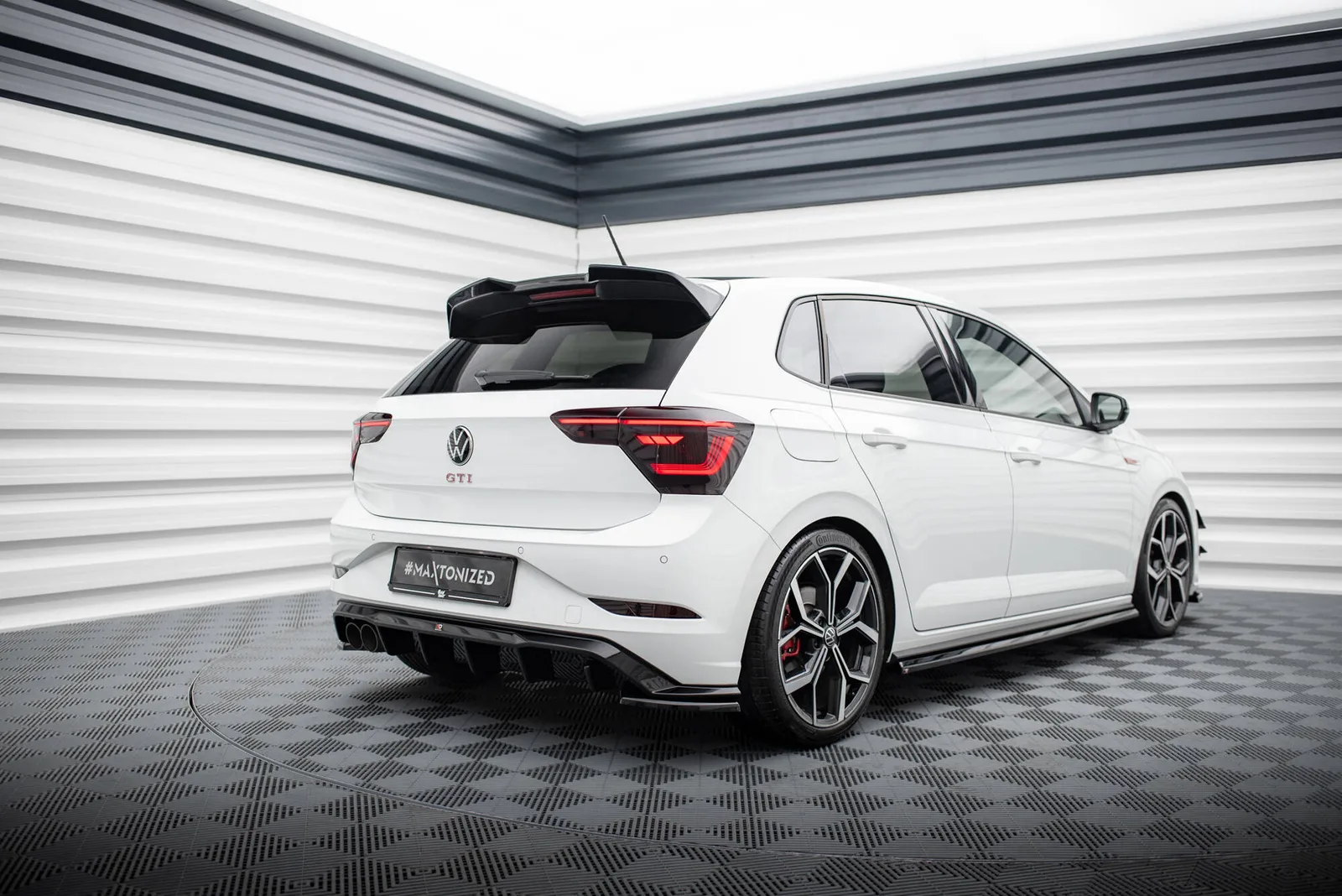 Задня накладка Maxton Volkswagen Polo GTI Mk6 Facelift - фото My Tuning Lab