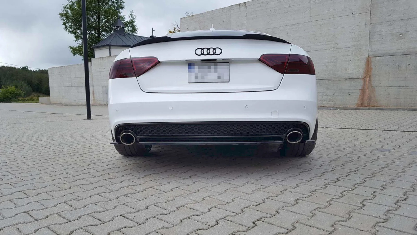 Задній сплітер Maxton Audi A5 S-Line 8T Facelift (Bez dyfuzora) - фото My Tuning Lab