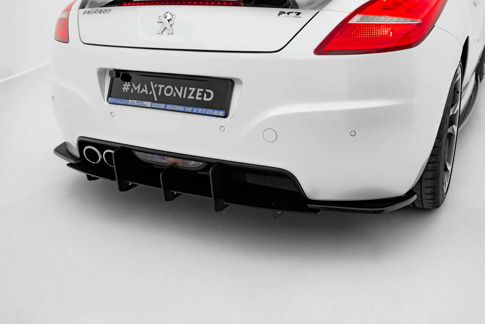 Задній дифузор Maxton Peugeot RCZ Mk1 / Mk1 Facelift - фото My Tuning Lab