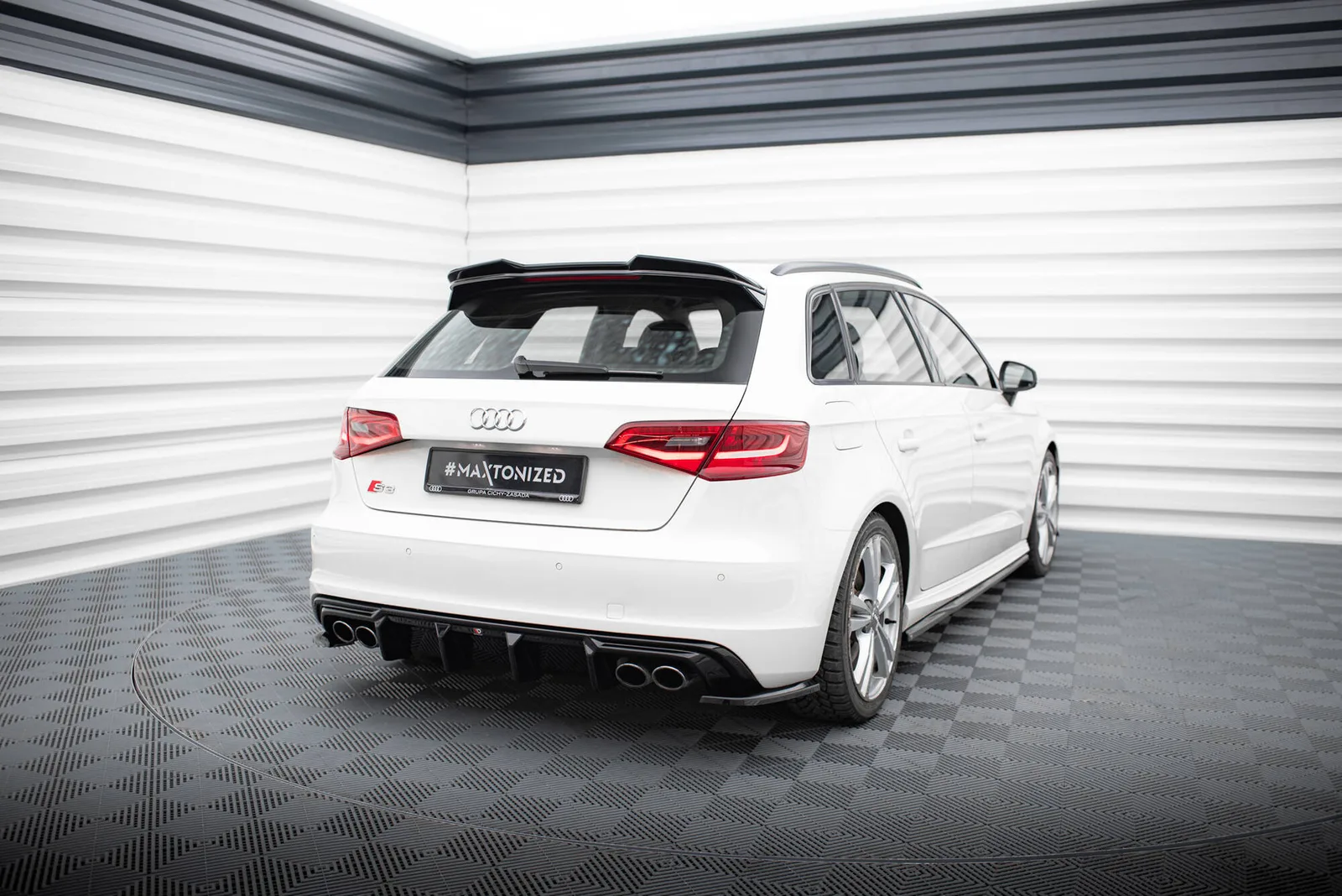 Задня накладка Maxton Audi S3 Sportback 8V - фото My Tuning Lab
