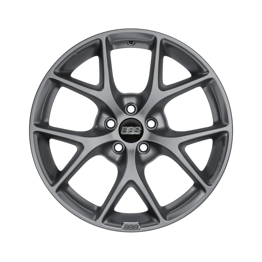 Легкосплавний диск 17" BBS SR 17x7,5 ET37 5x100 Himalaya Grey сатиновий - фото My Tuning Lab