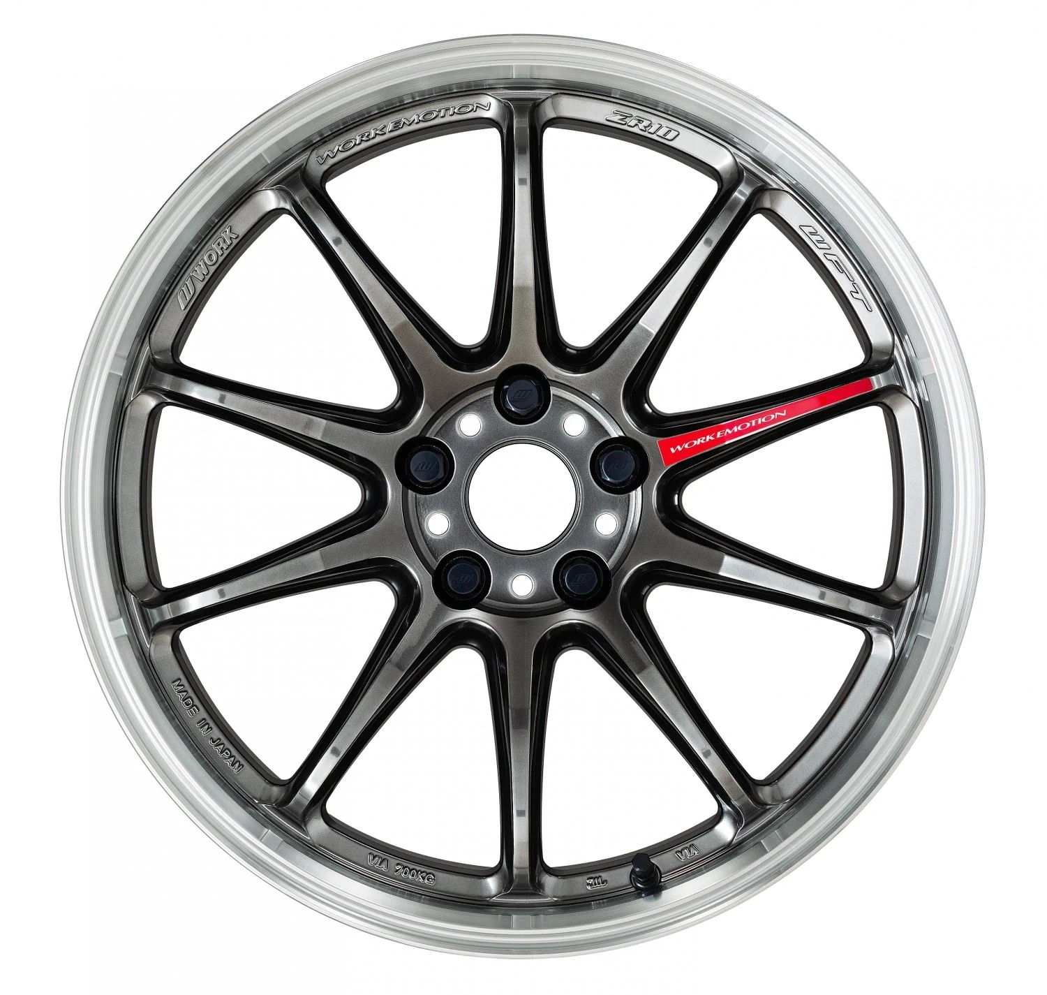 Легкосплавний диск 19" Work Wheels Work Emotion ZR10 19x8,5 BLANK Glim чорний алмазне фрезерування Rim (GTKRC) - фото My Tuning Lab