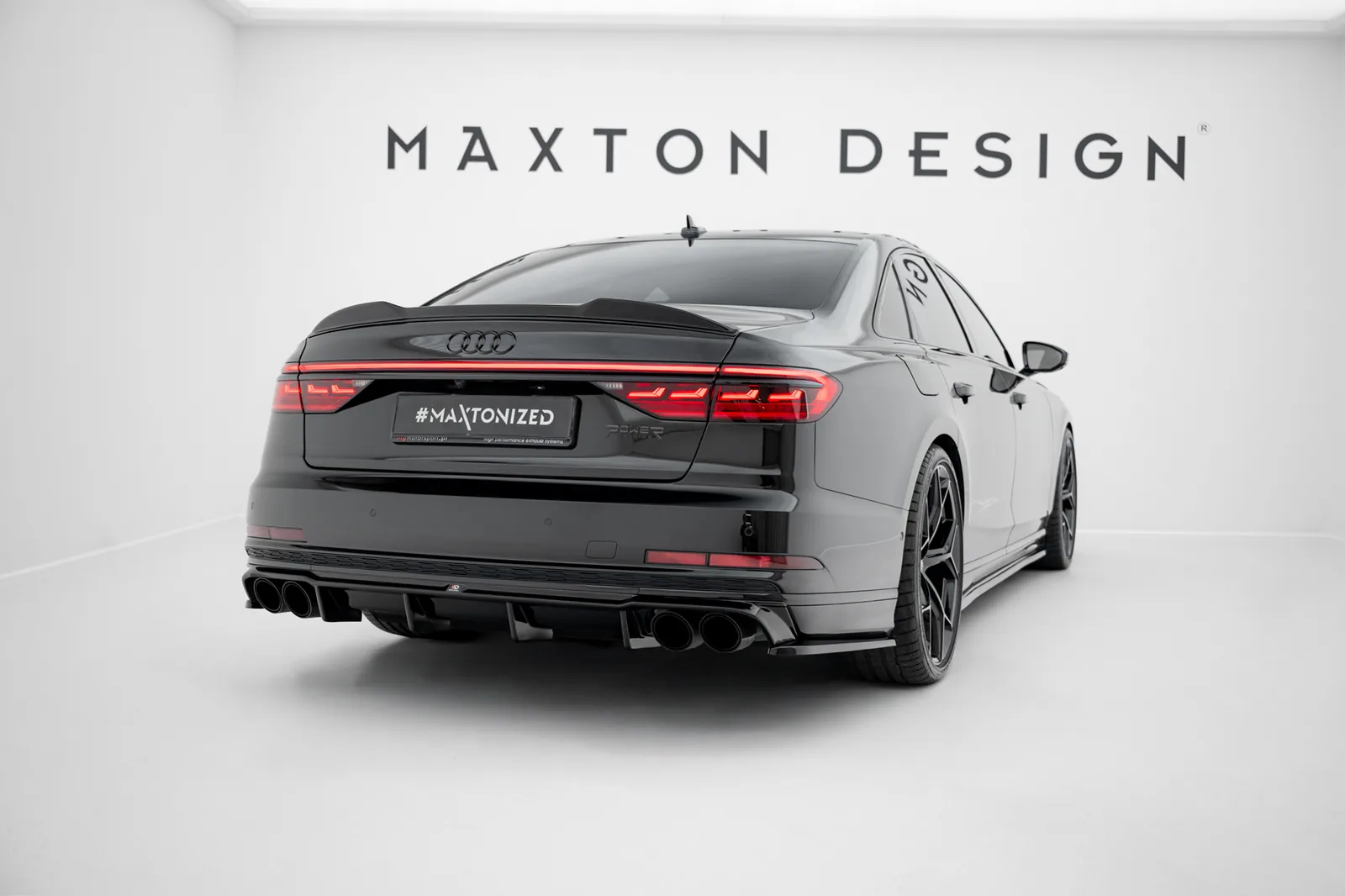 Задня накладка Maxton Audi S8 D5 - фото My Tuning Lab