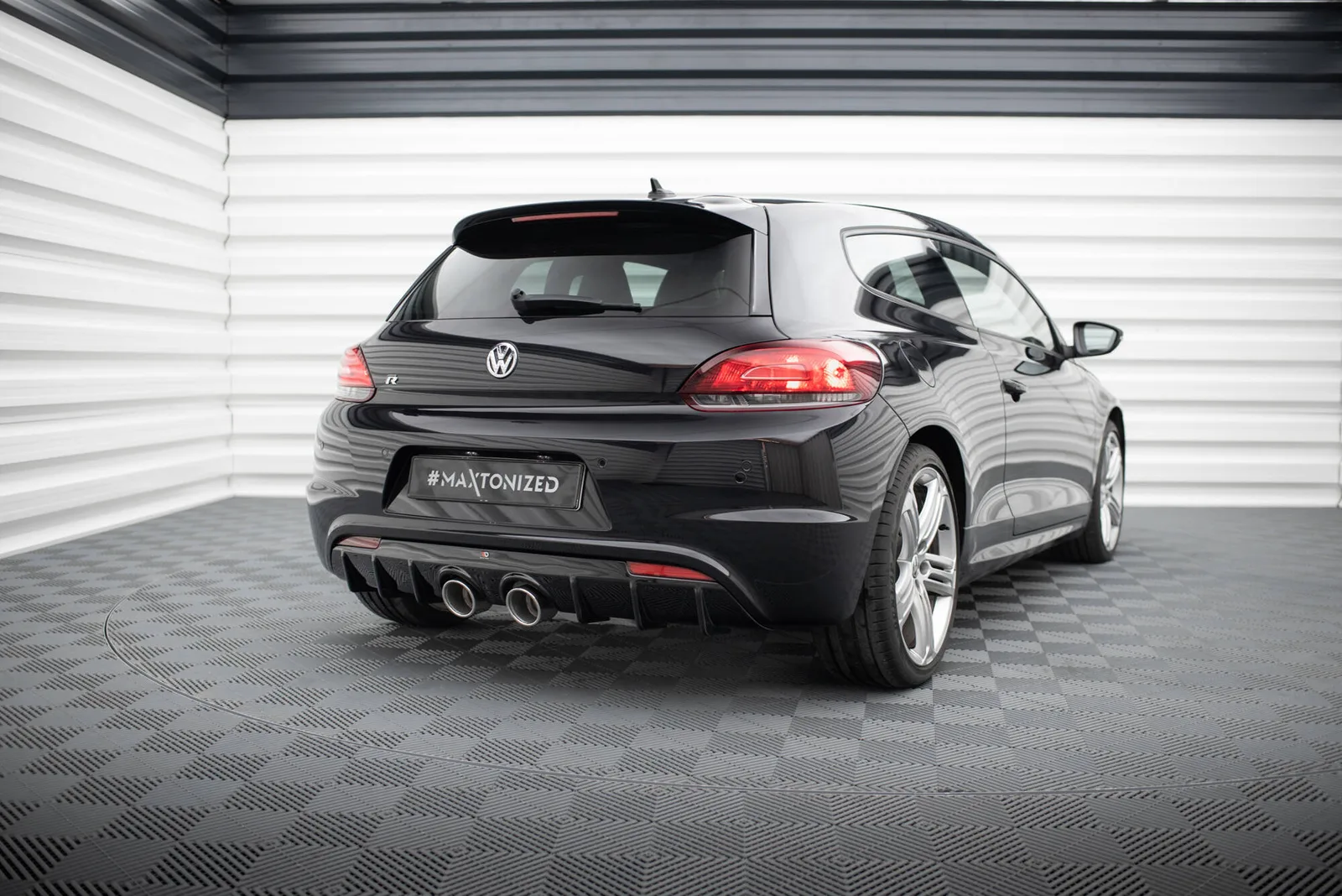 Задня накладка V.3 Maxton Volkswagen Scirocco R Mk3 - фото My Tuning Lab