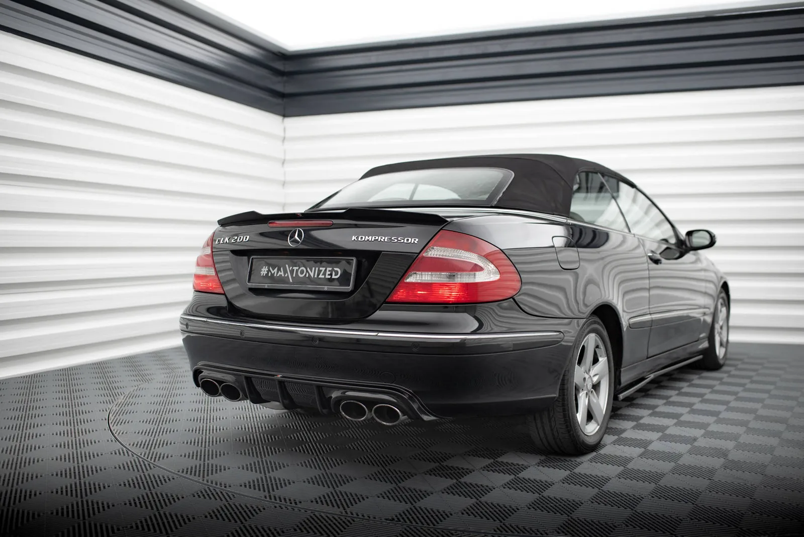 Задня накладка Maxton Mercedes-Benz CLK W209 - фото My Tuning Lab