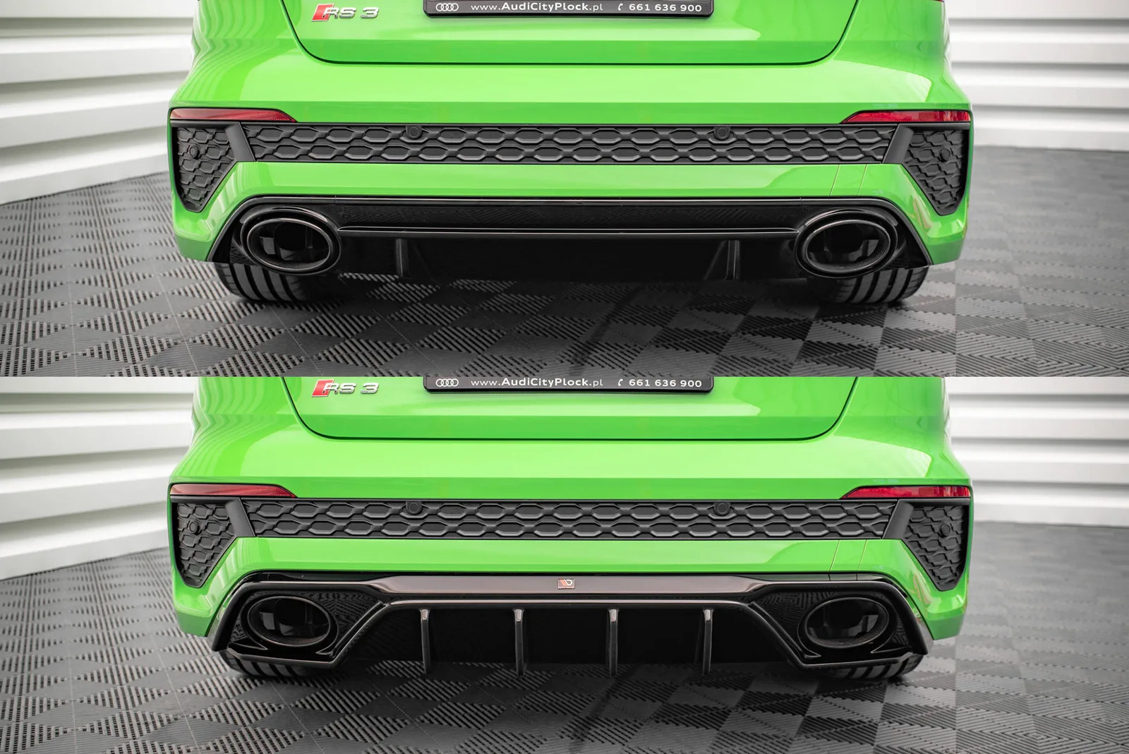Задня накладка Maxton Audi RS3 8Y - фото My Tuning Lab