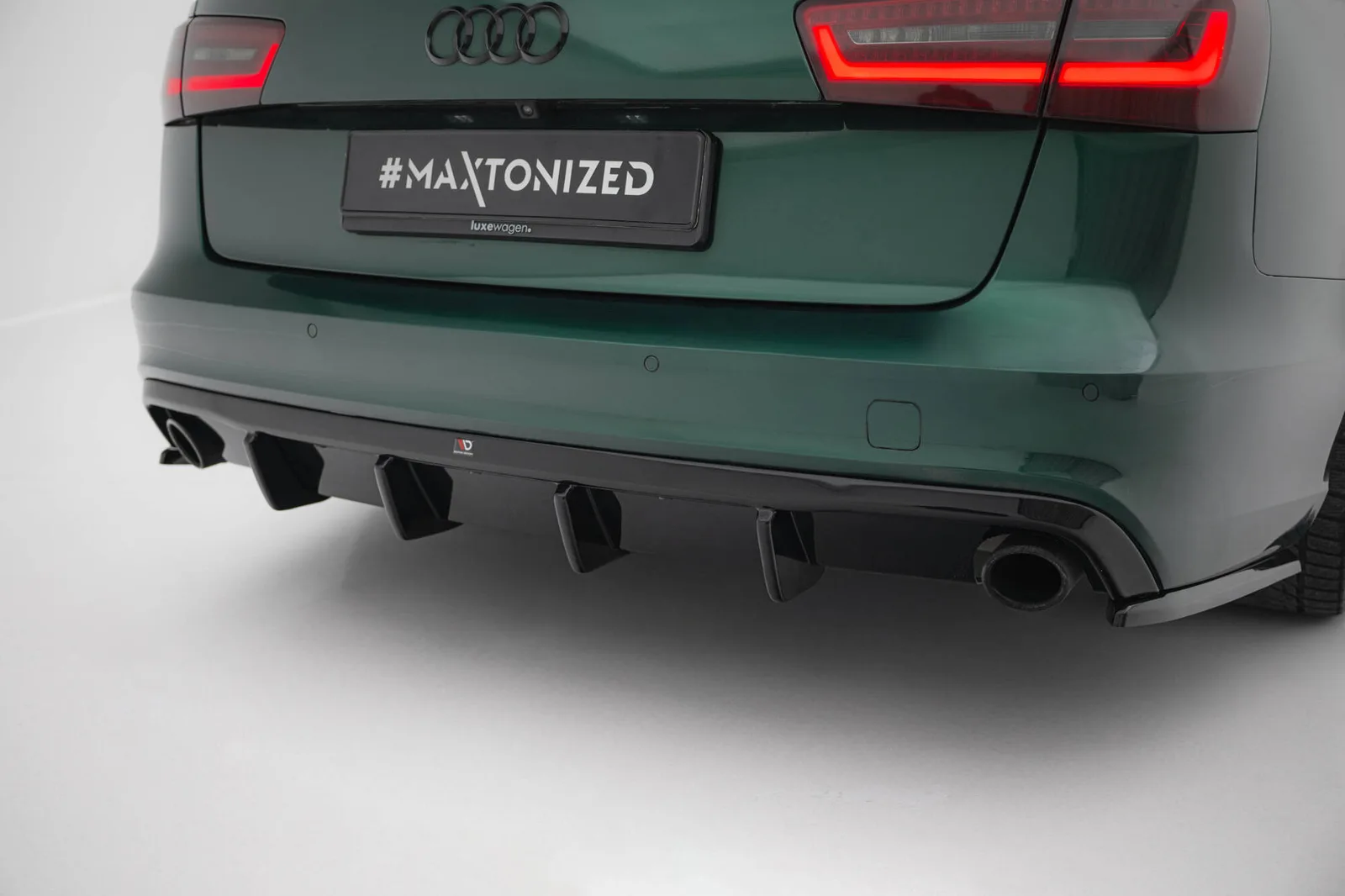 Задня накладка Maxton Audi A6 S-line Avant C7 - фото My Tuning Lab