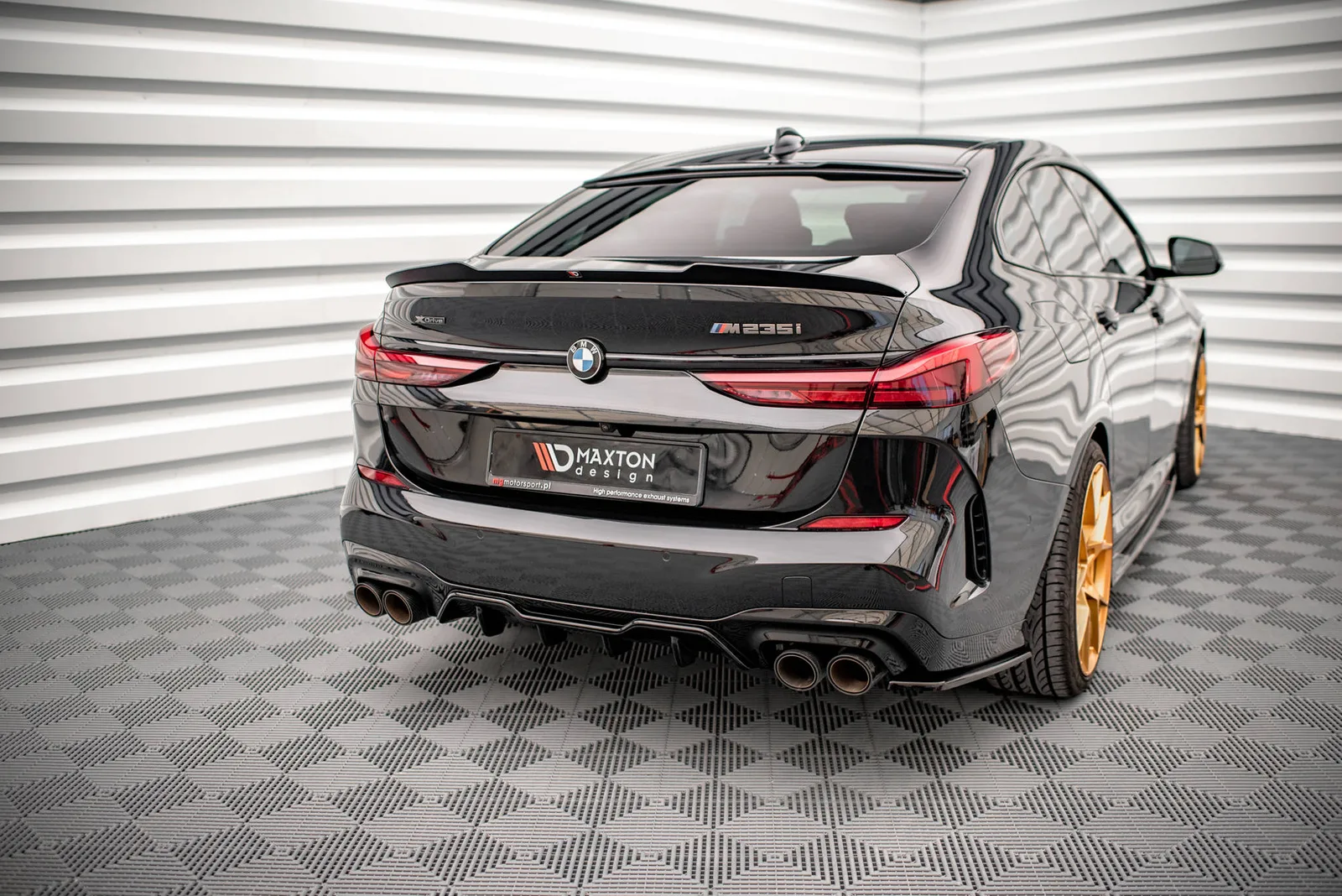 Задня накладка Maxton BMW M235i Gran Coupe F44 - фото My Tuning Lab