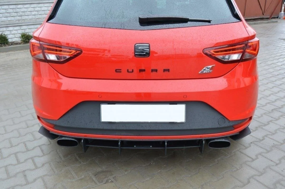 Задній дифузор i Задні сплітери Boczne Seat Leon III Maxton Cupra - фото My Tuning Lab