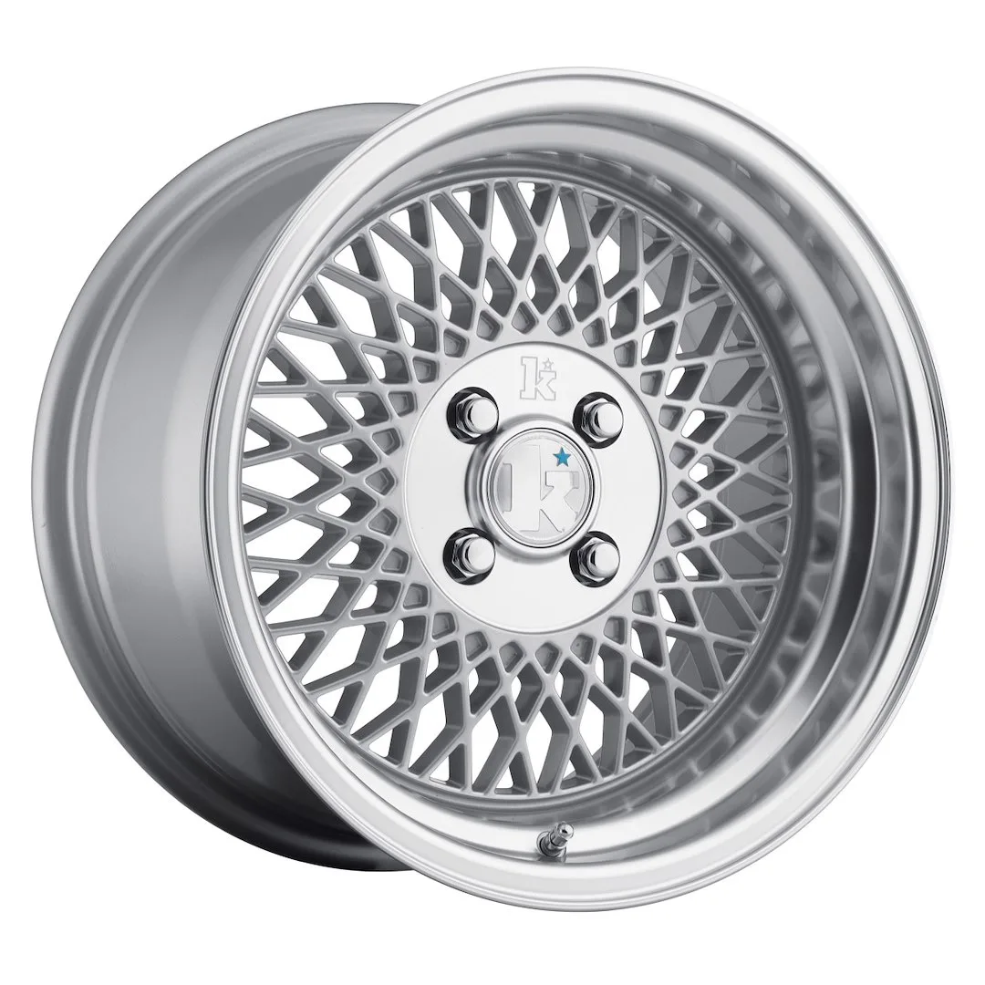 Легкосплавний диск 15" Klutch Wheels SL1 15x8,5 ET17 4x100 срібний з фрезерований кант - фото My Tuning Lab