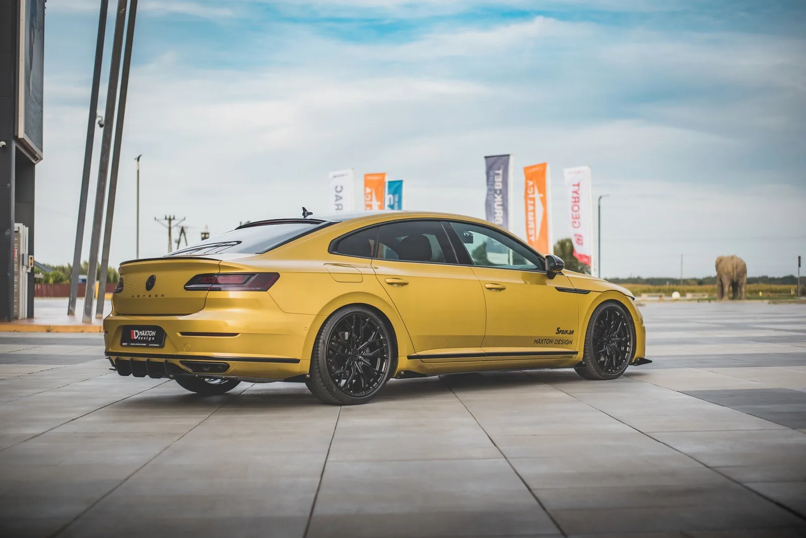 Задня накладка Street Pro + Flaps Maxton Volkswagen Arteon R-Line Sedan / Shooting Brake Mk1 - фото My Tuning Lab