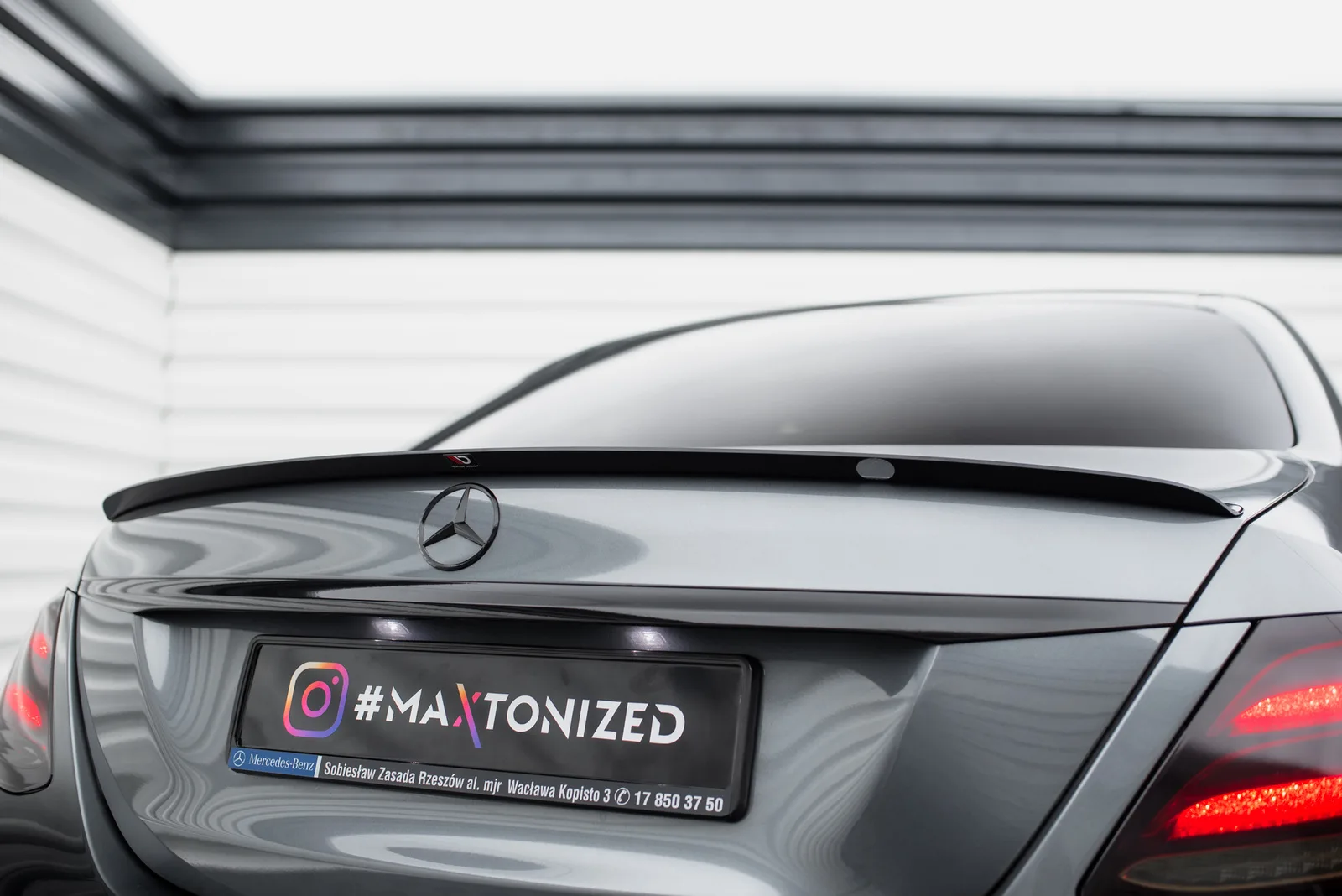 Спойлер Maxton Mercedes-Benz E Sedan W213 AMG-Line - фото My Tuning Lab