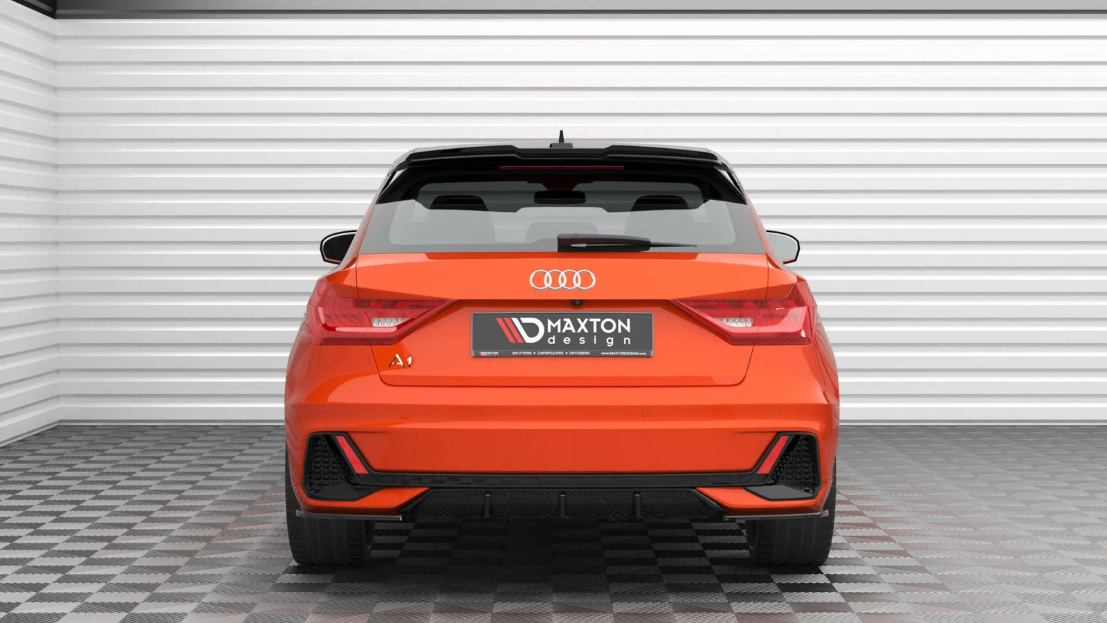 Задня накладка Maxton Audi A1 S-Line GB - фото My Tuning Lab