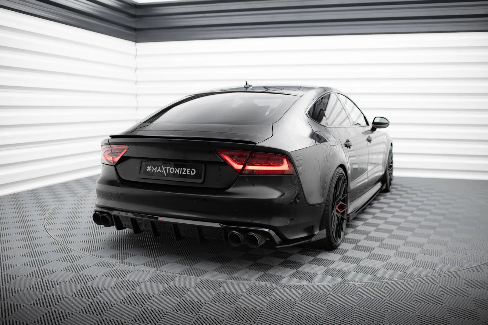 Задня накладка Maxton Audi S7 C7 - фото My Tuning Lab