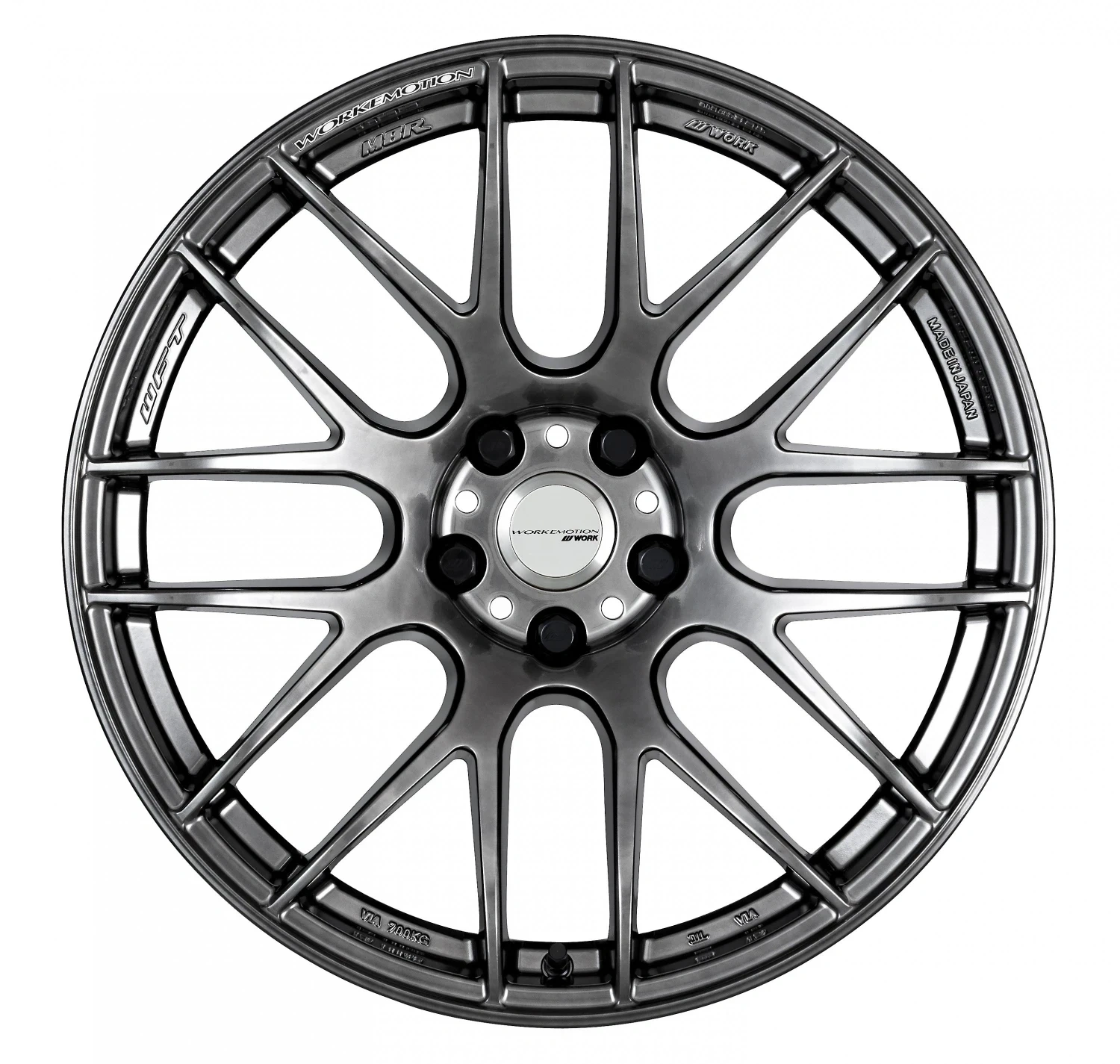 Легкосплавний диск 18" Work Wheels Work Emotion M8R 18x7,5 BLANK Blim чорний (GTK) - фото My Tuning Lab