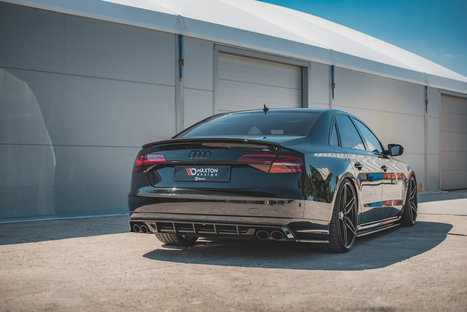 Задня накладка Maxton Audi S8 D4 Facelift - фото My Tuning Lab