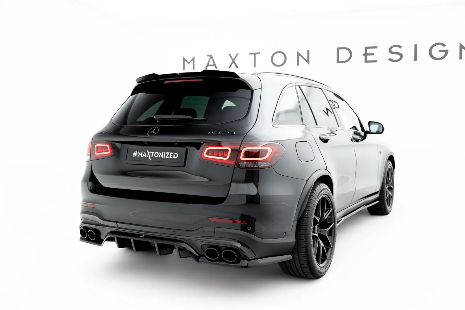 Задній сплітер (Z Dyfuzorem) Maxton Mercedes-AMG GLC 43 SUV X253 Facelift - фото My Tuning Lab