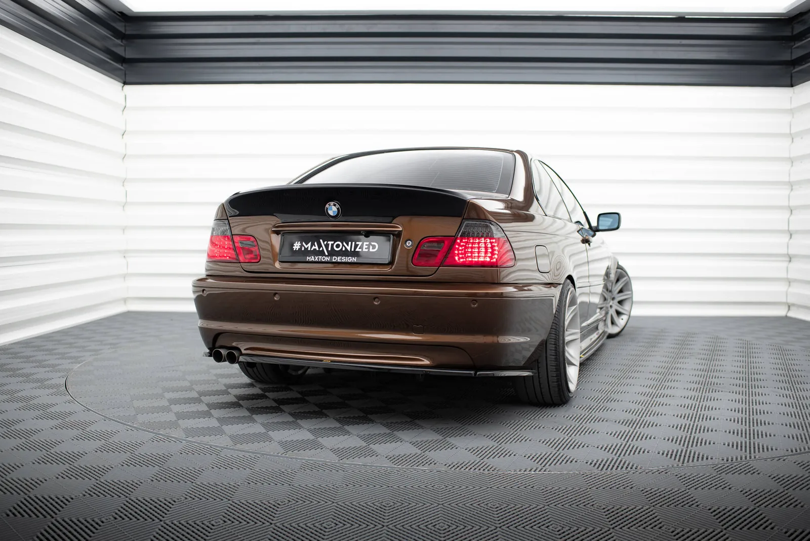 Задній сплітер Maxton BMW 3 E46 M-пакет Coupe (Z dyfuzorem) - фото My Tuning Lab