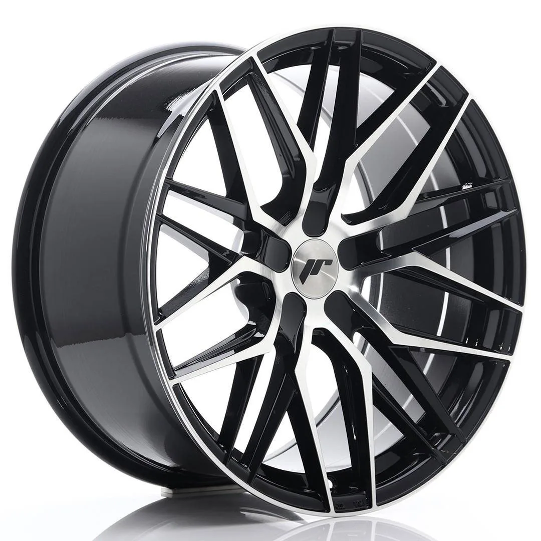 Легкосплавний диск 20" Japan Racing JR28 20x10 ET20 5x114,3 глянцевий чорний, фрезерована лицьова частина - фото My Tuning Lab