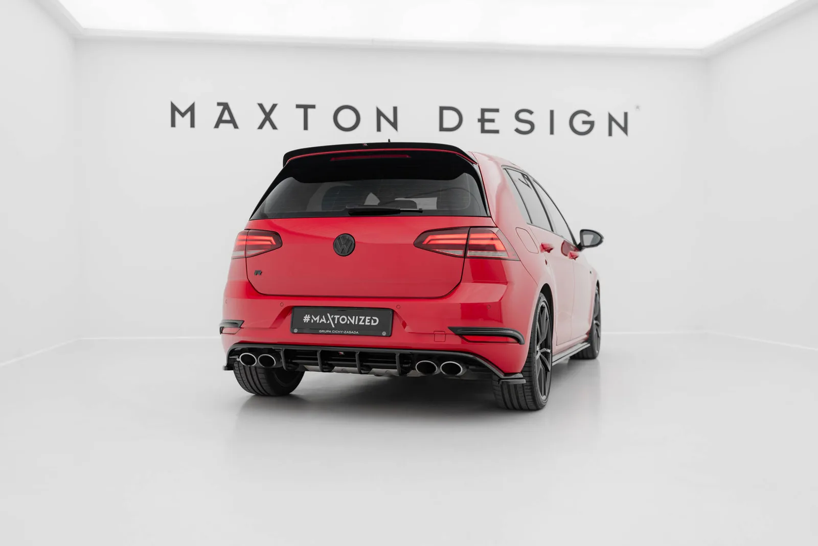 Задня накладка Maxton Volkswagen Golf R Hatchback R Mk7 Facelift - фото My Tuning Lab