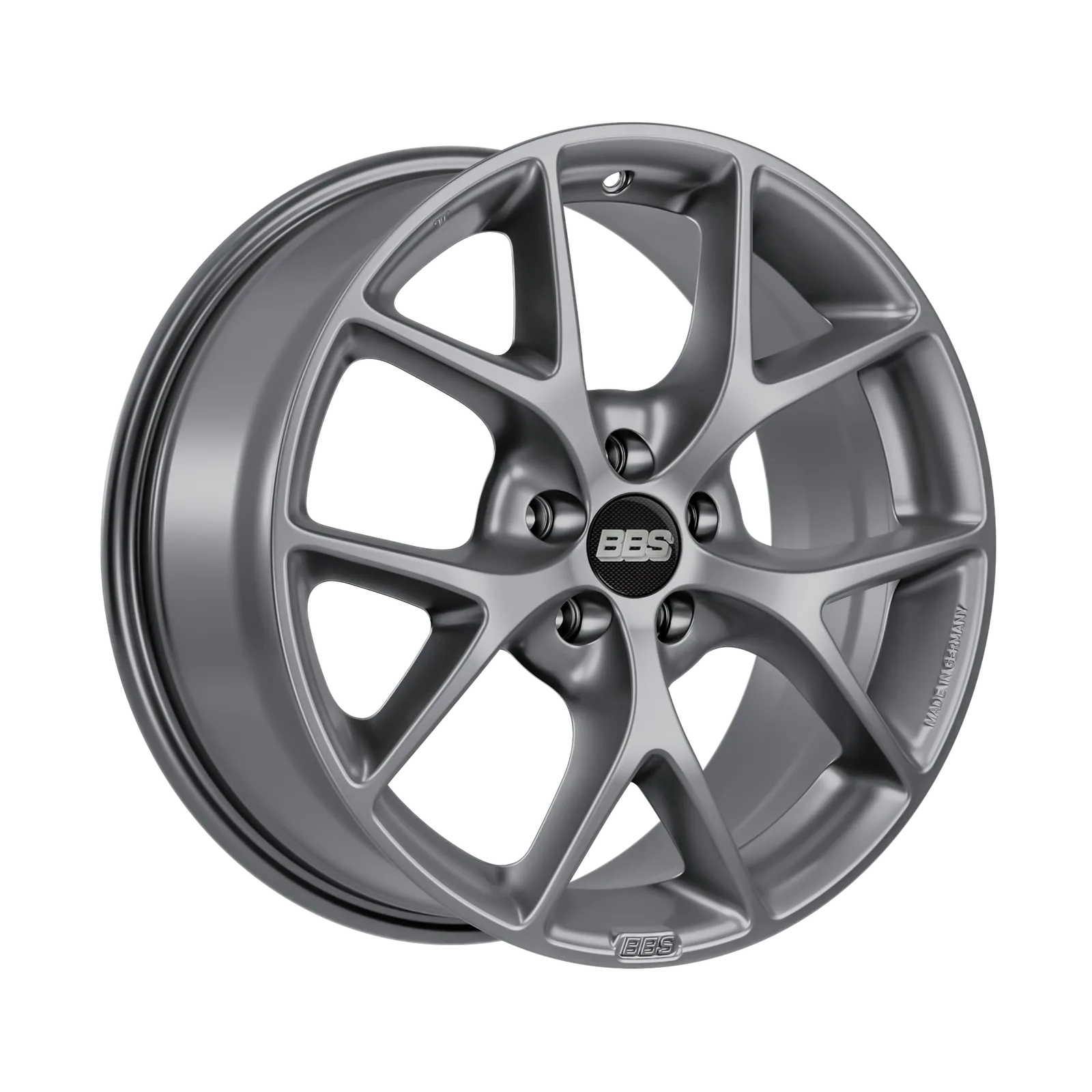 Легкосплавний диск 17" BBS SR 17x7,5 ET40 5x115 Himalaya Grey сатиновий - фото My Tuning Lab