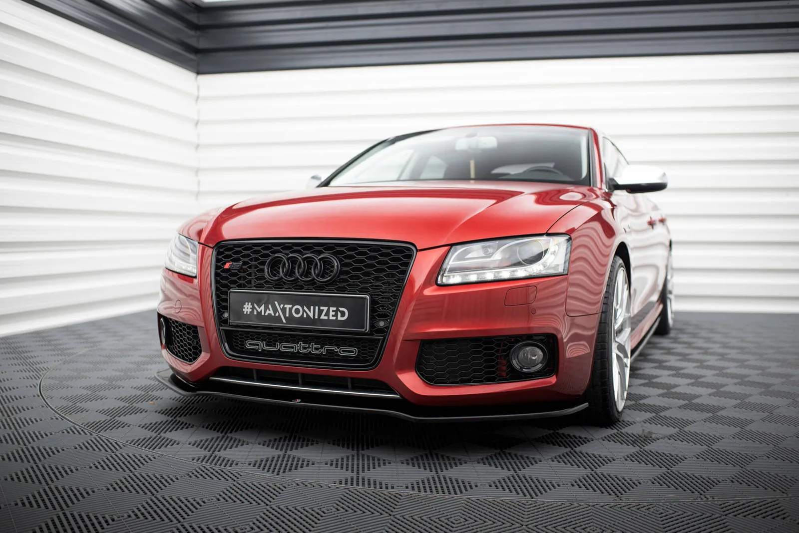 Передній сплітер Maxton Audi S5 / A5 S-Line 8T - фото My Tuning Lab