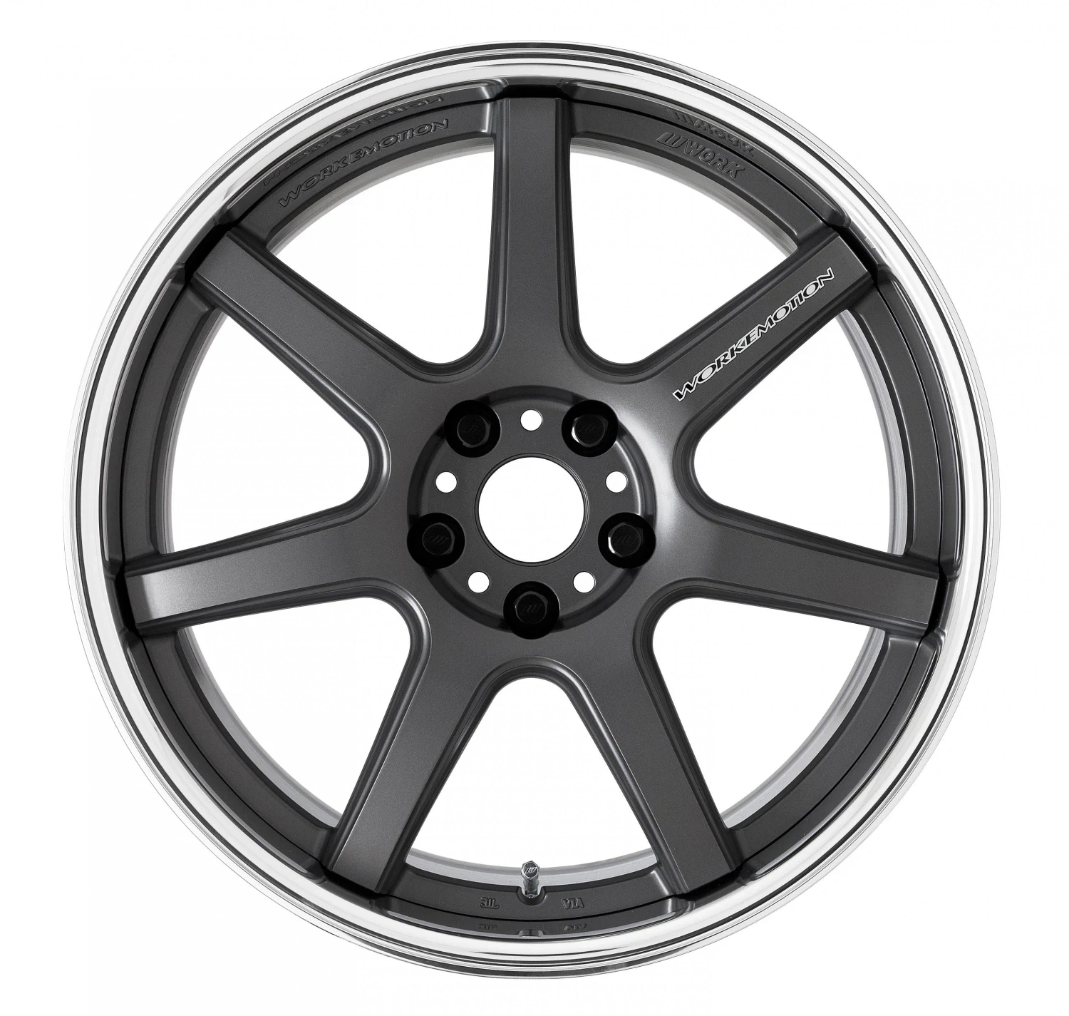 Легкосплавний диск 19" Work Wheels Work Emotion T7R-2P Step Rim 19x11,5 BLANK матовий графіт (MGM) - фото My Tuning Lab