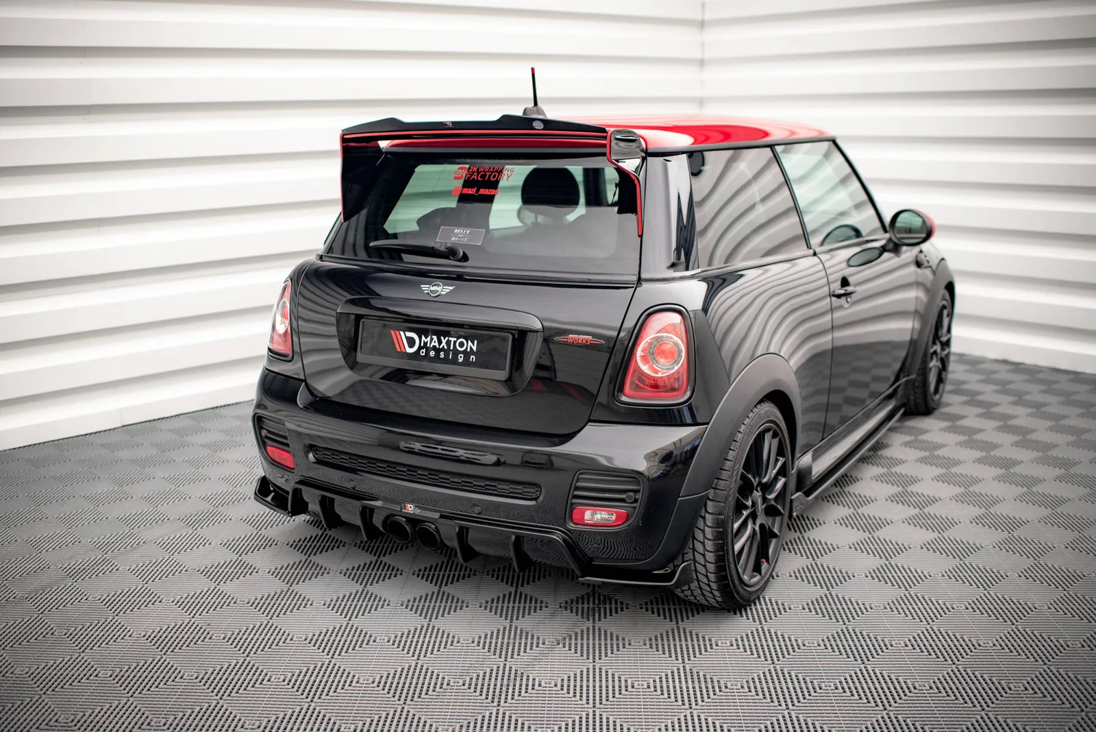 Задня накладка Maxton Mini Cooper John Cooper Works R56 - фото My Tuning Lab