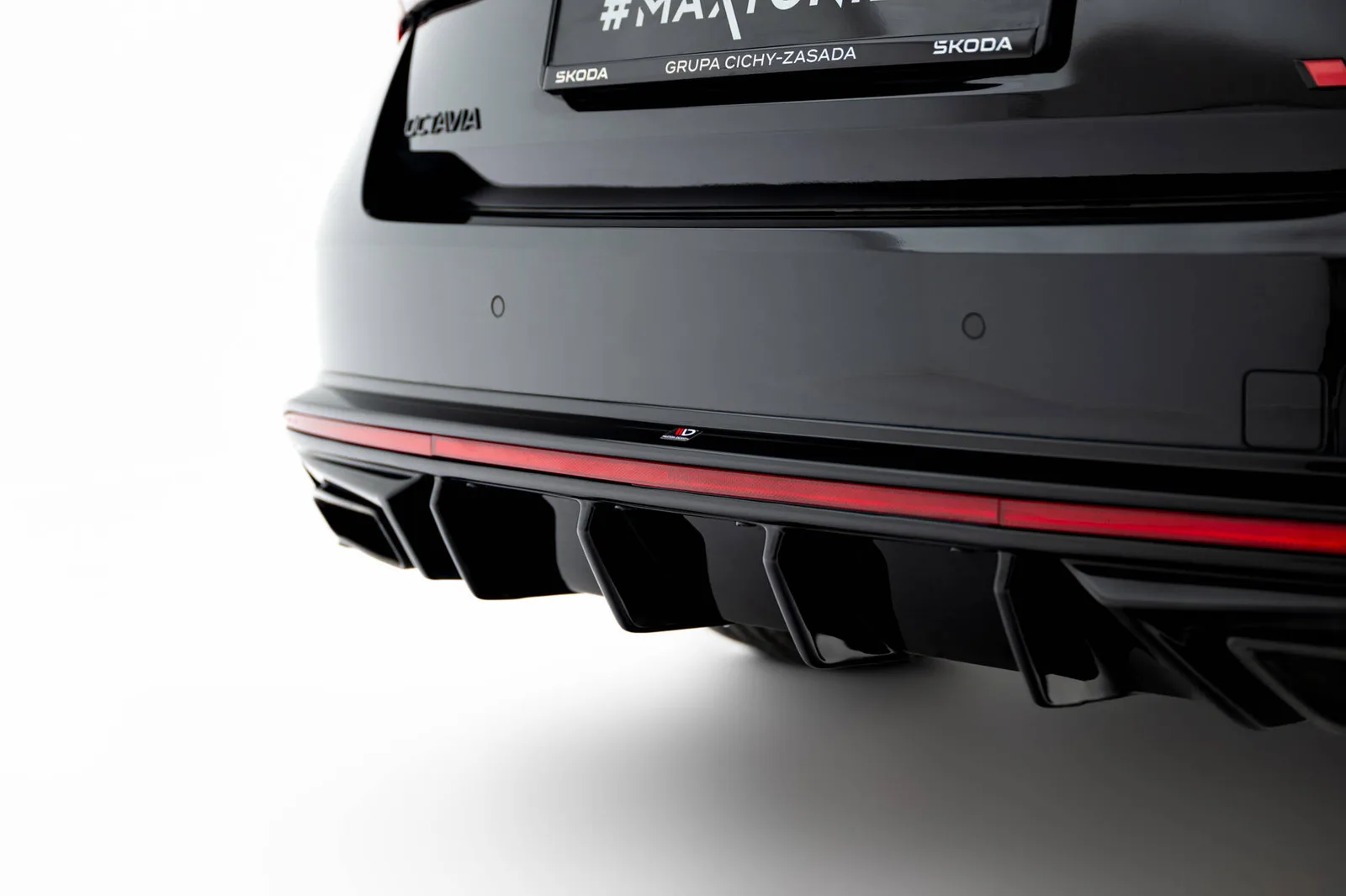 Задня накладка Maxton Skoda Octavia RS Mk4 / Mk4 Facelift - фото My Tuning Lab